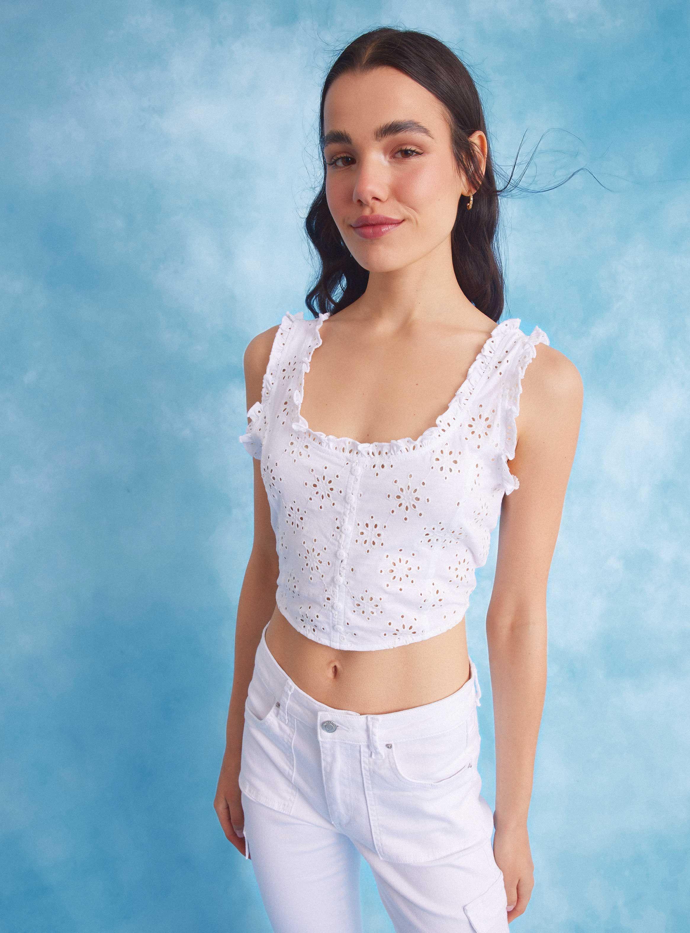 Polera Corset Broderie Forms-0