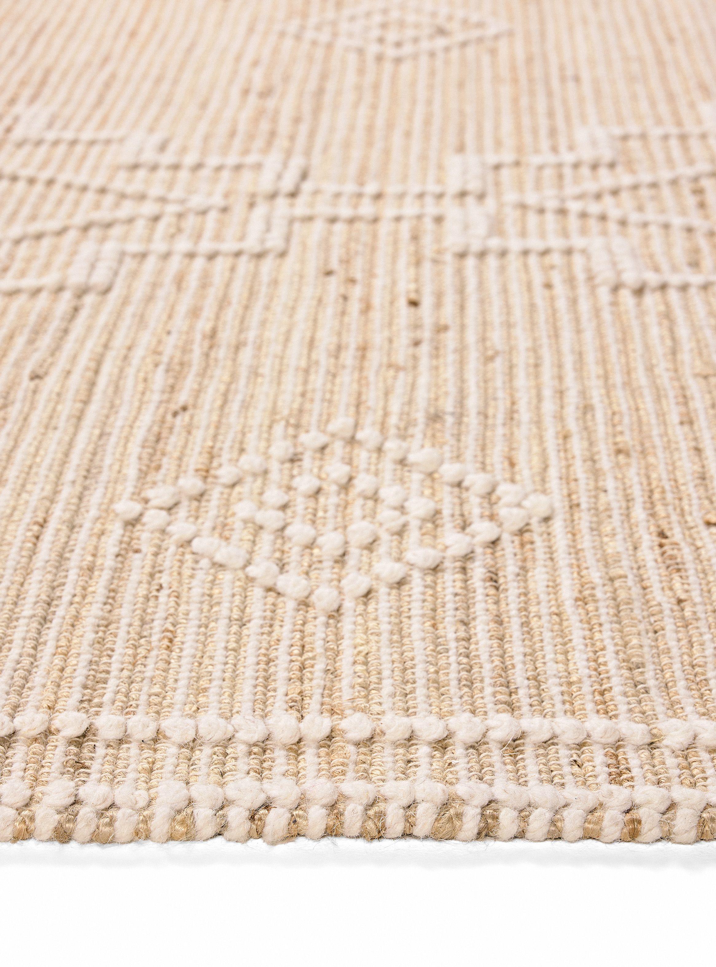 Alfombra Yute y Lana Diseño 160 x 230 cm-2