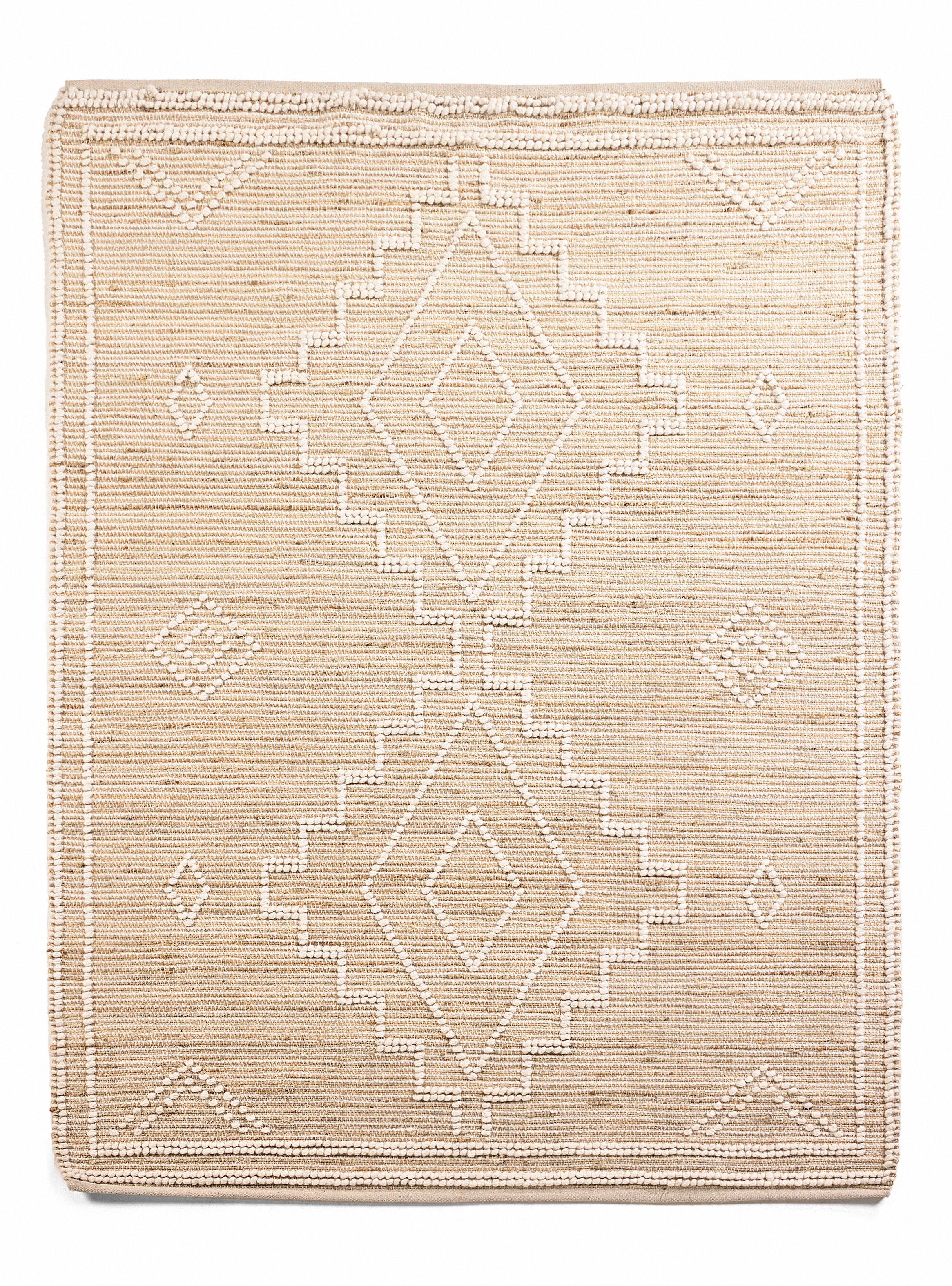 Alfombra Yute y Lana Diseño 160 x 230 cm-0