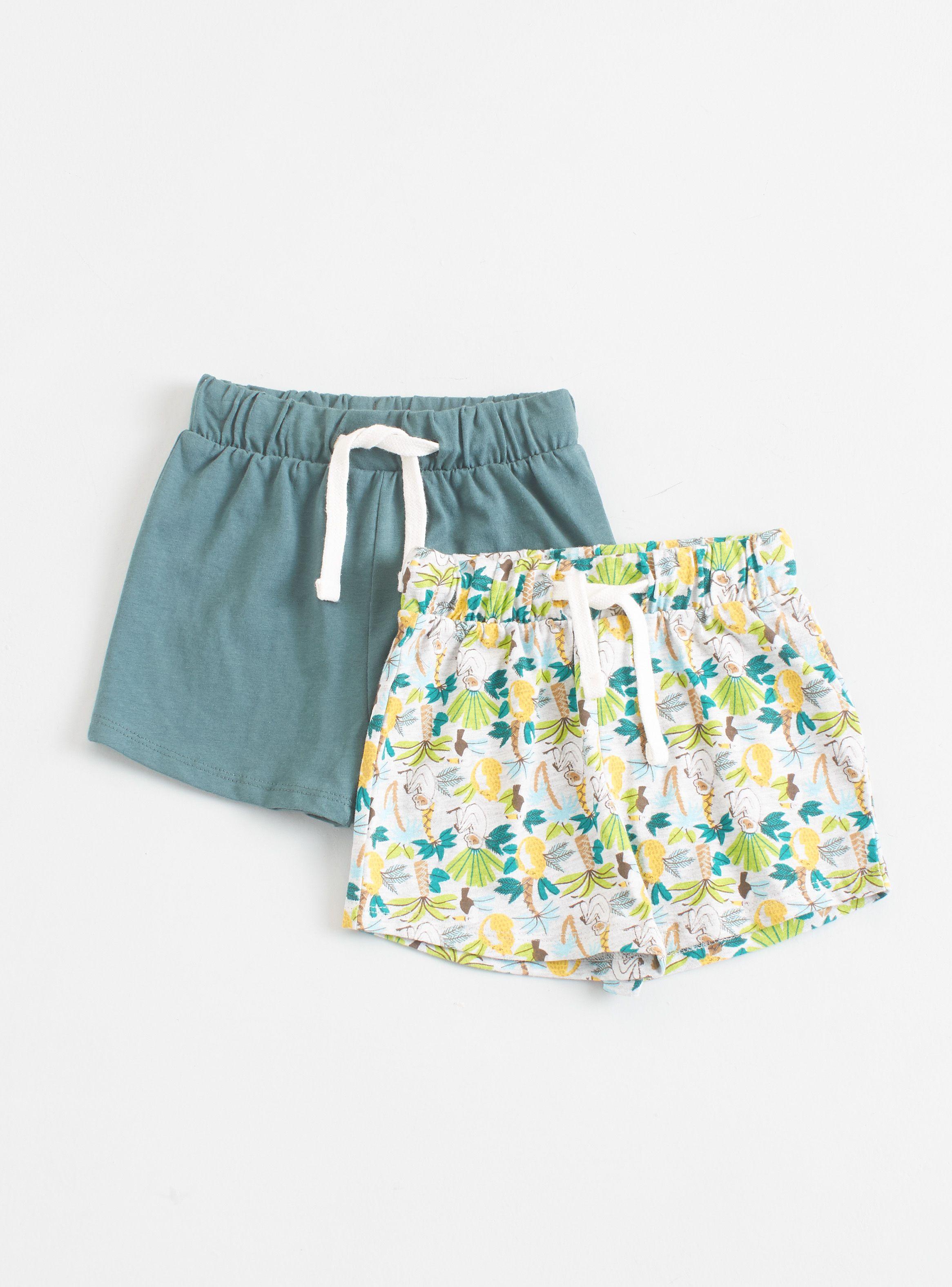 Short Bipack Niño 1 Estampado y 1 Liso-0