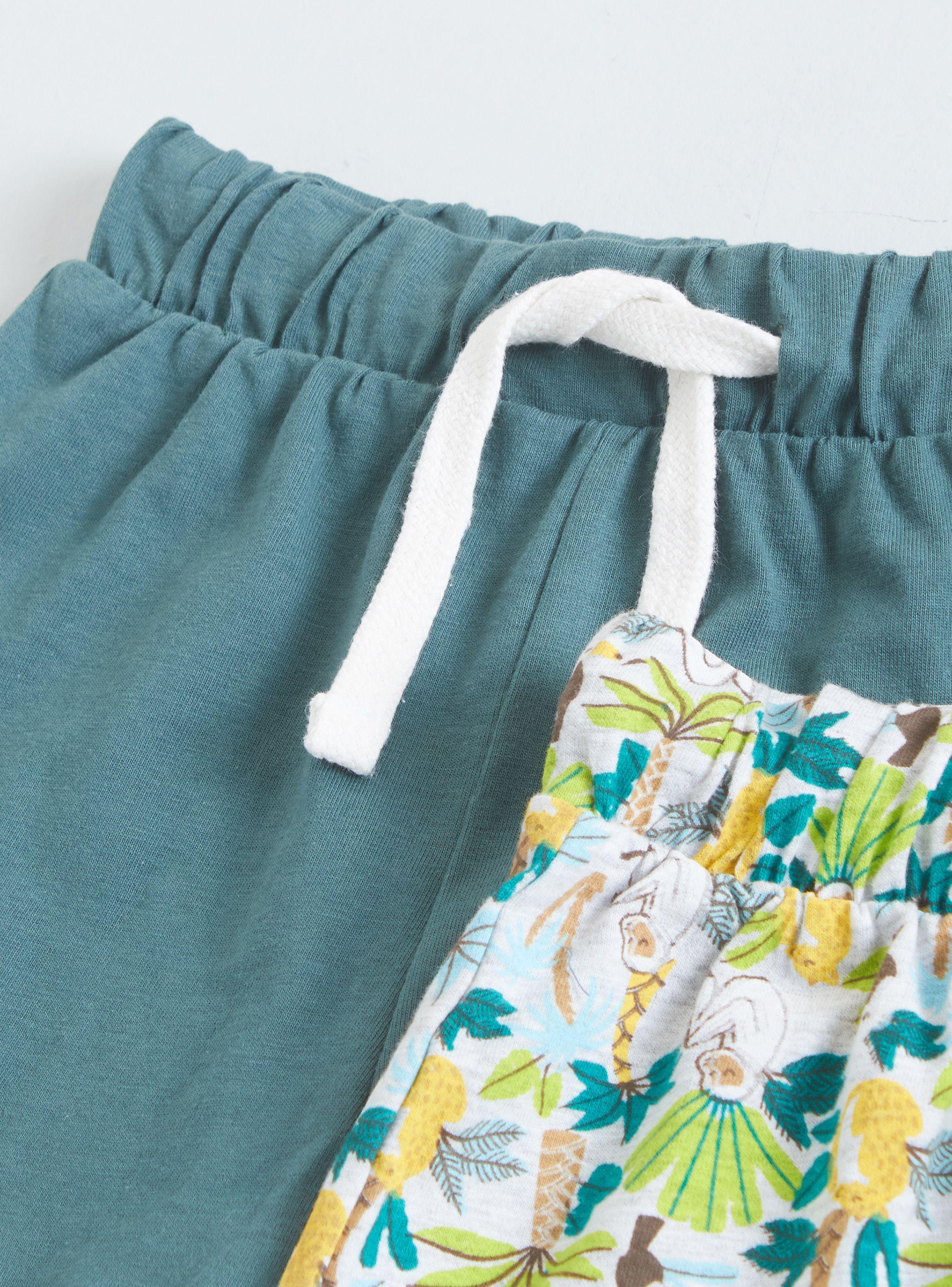 Short Bipack Niño 1 Estampado y 1 Liso-2