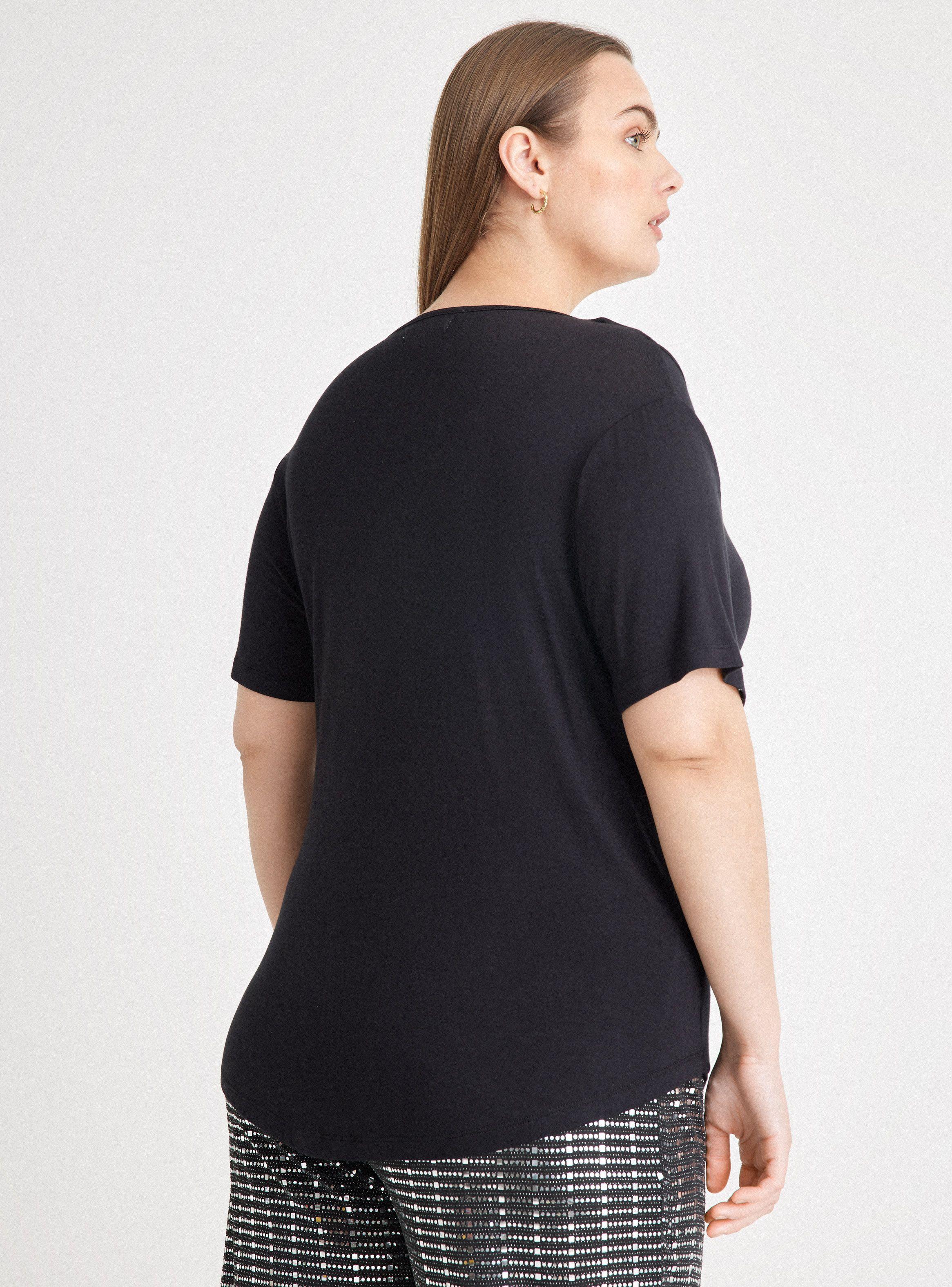 Polera Fluida Detalle Aberturas En Hombros-1