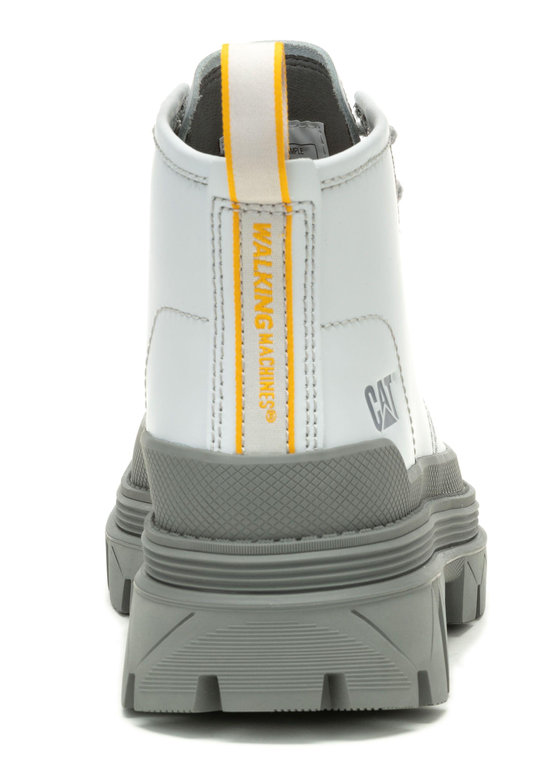 Botín White Platorma Hardwear Mid Mujer-4