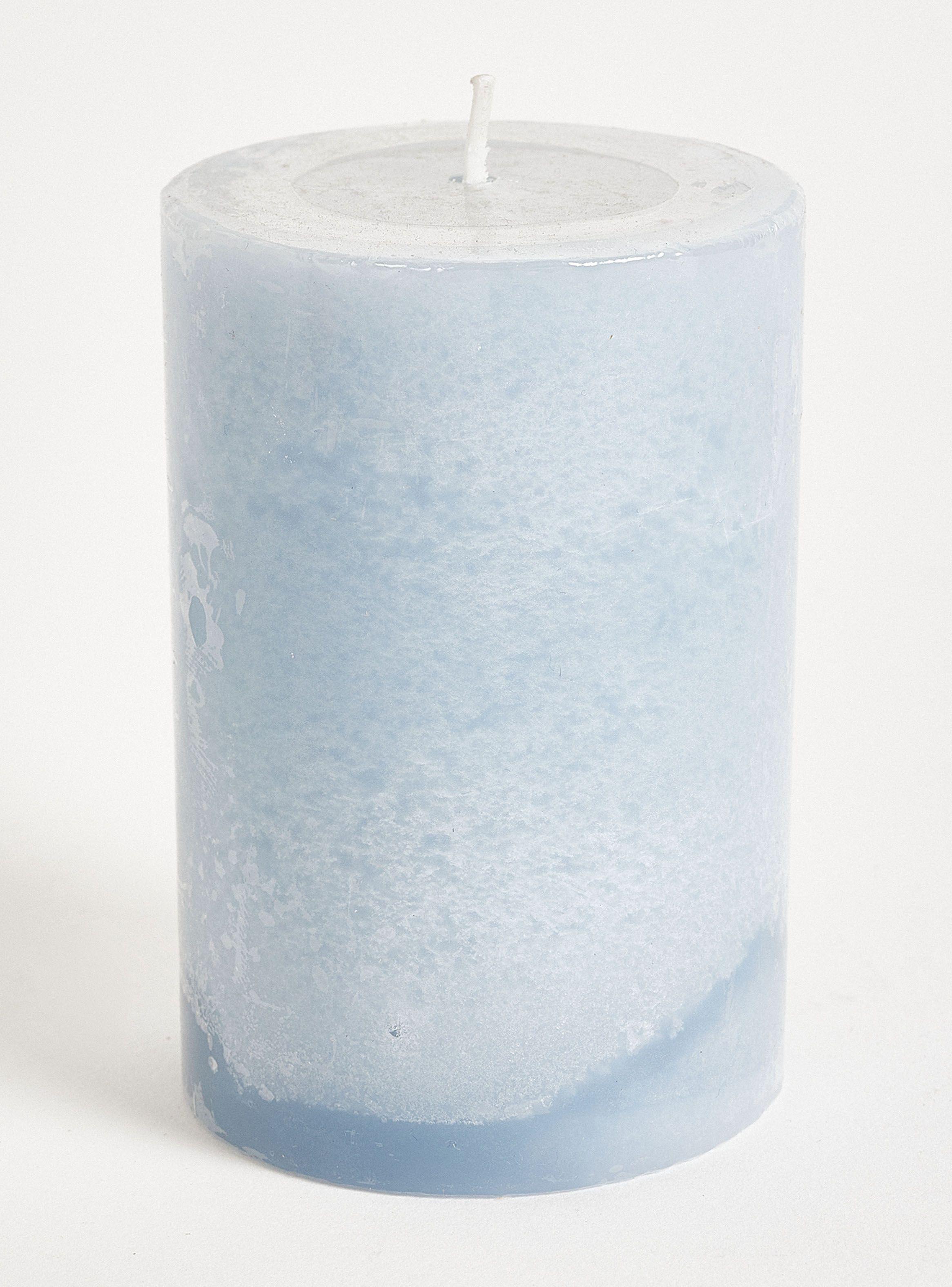 Vela Pilar Celeste 10 cm-2
