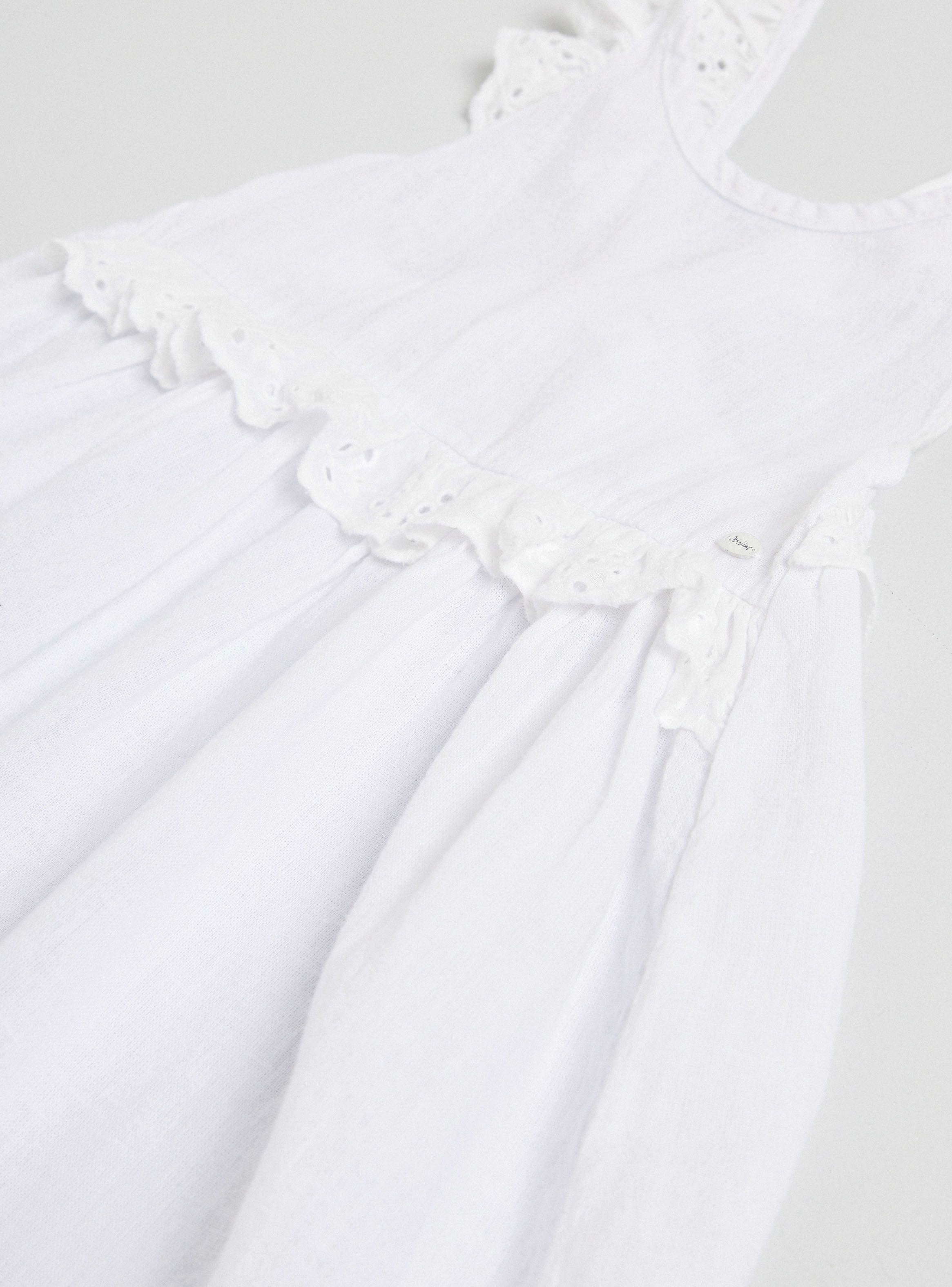 Vestido Vuelos con Broderie en Mangas y Cintura-2