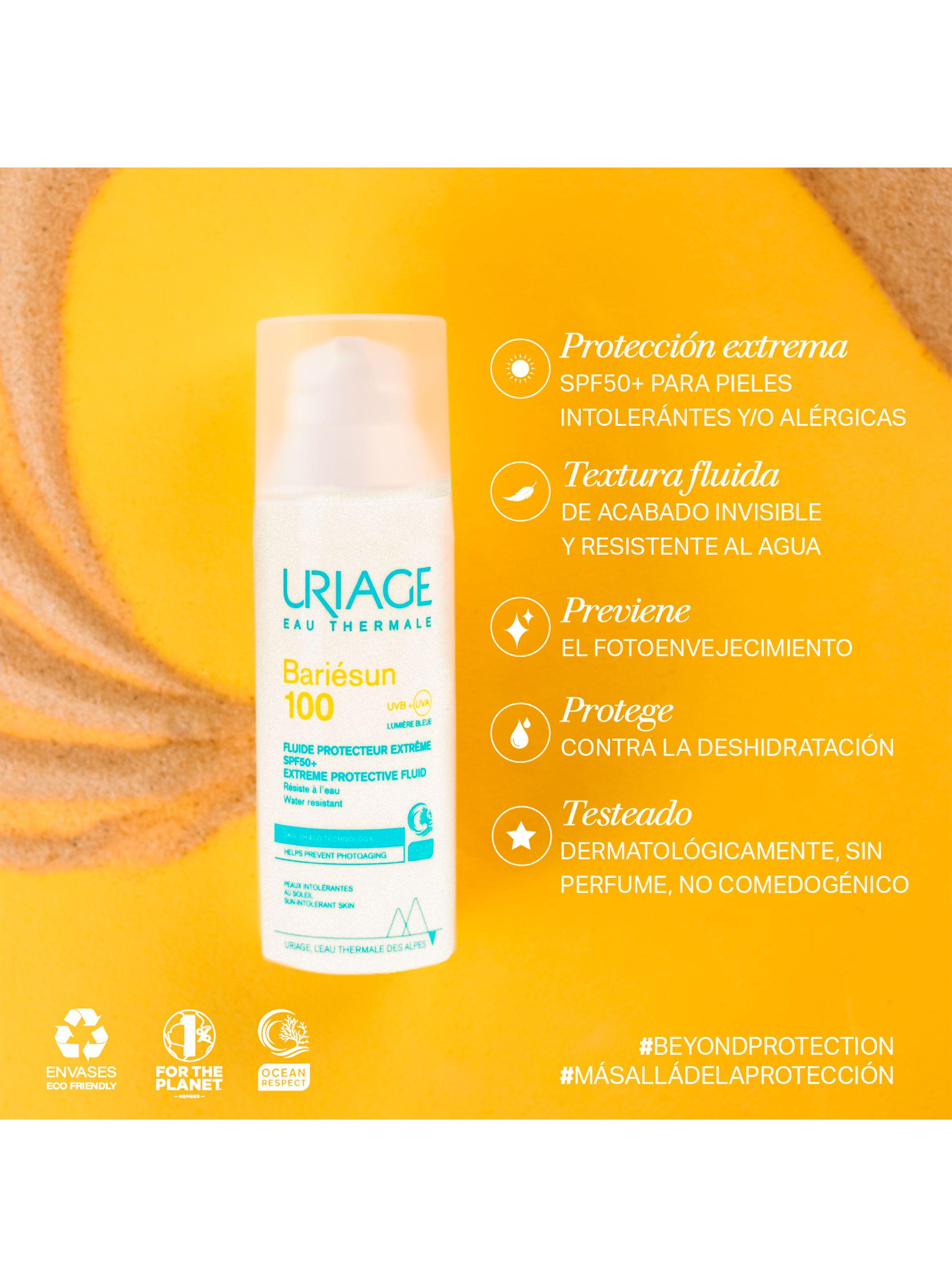 Protector Solar Bariésun100 Fluido Extremo 100ml SPF50+ Uriage-3