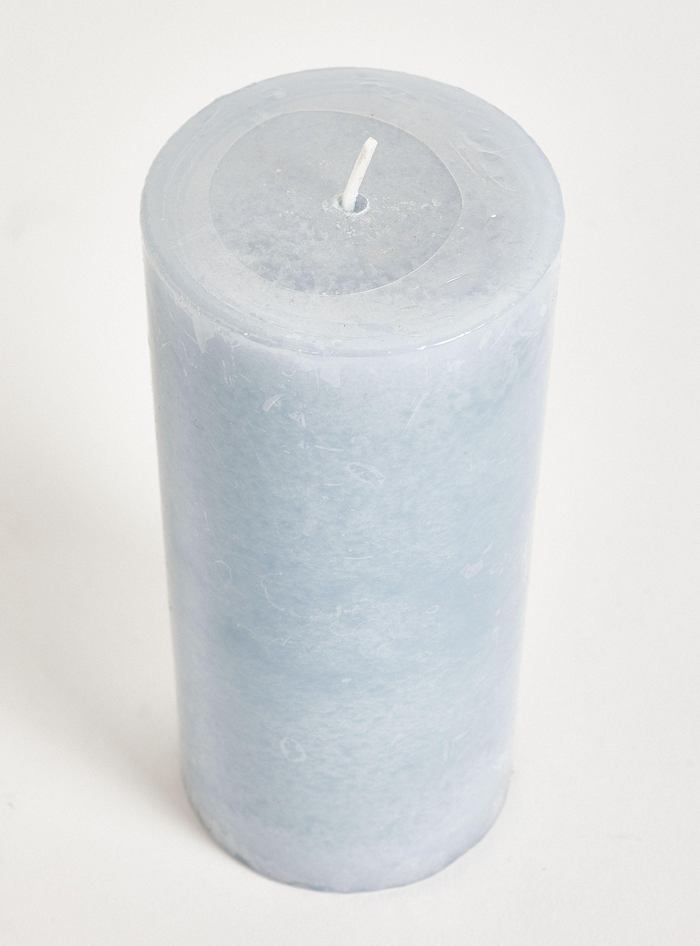 Vela Pilar Celeste 15 cm-3