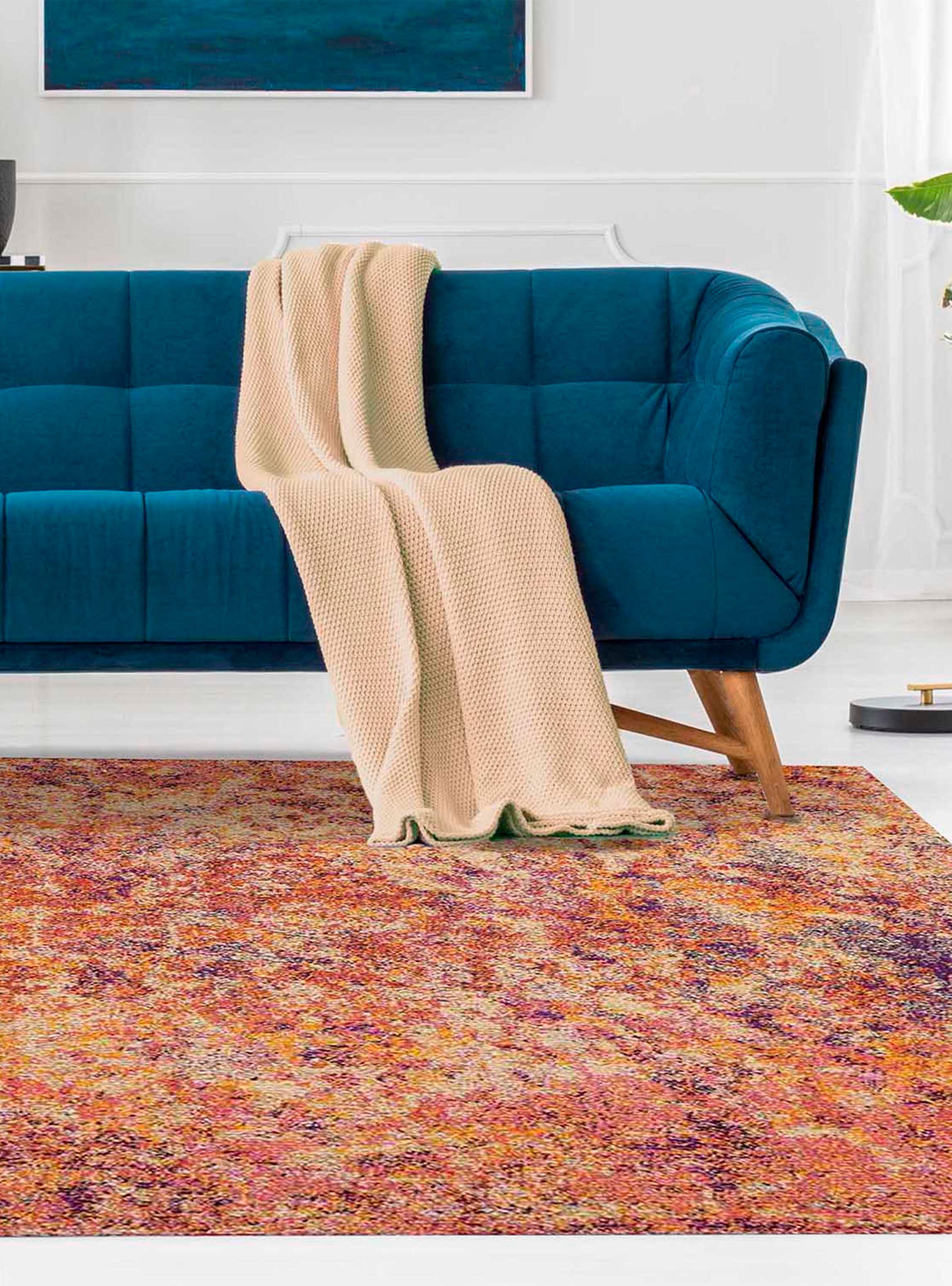 Alfombra Color Cobre Marcado 120 x 170 cm-2