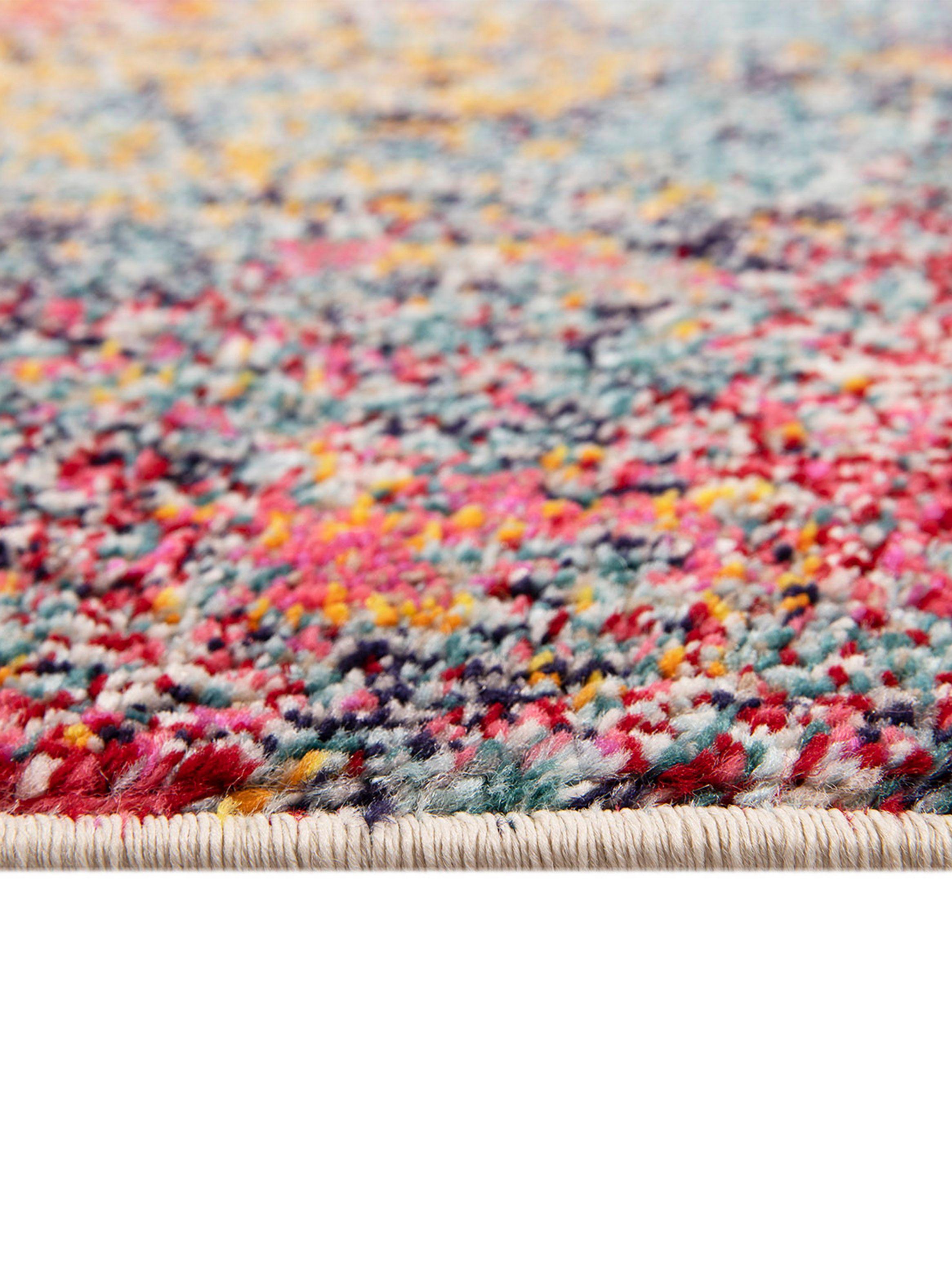 Alfombra Color Fucsia Pálido 133 x 190 cm-1