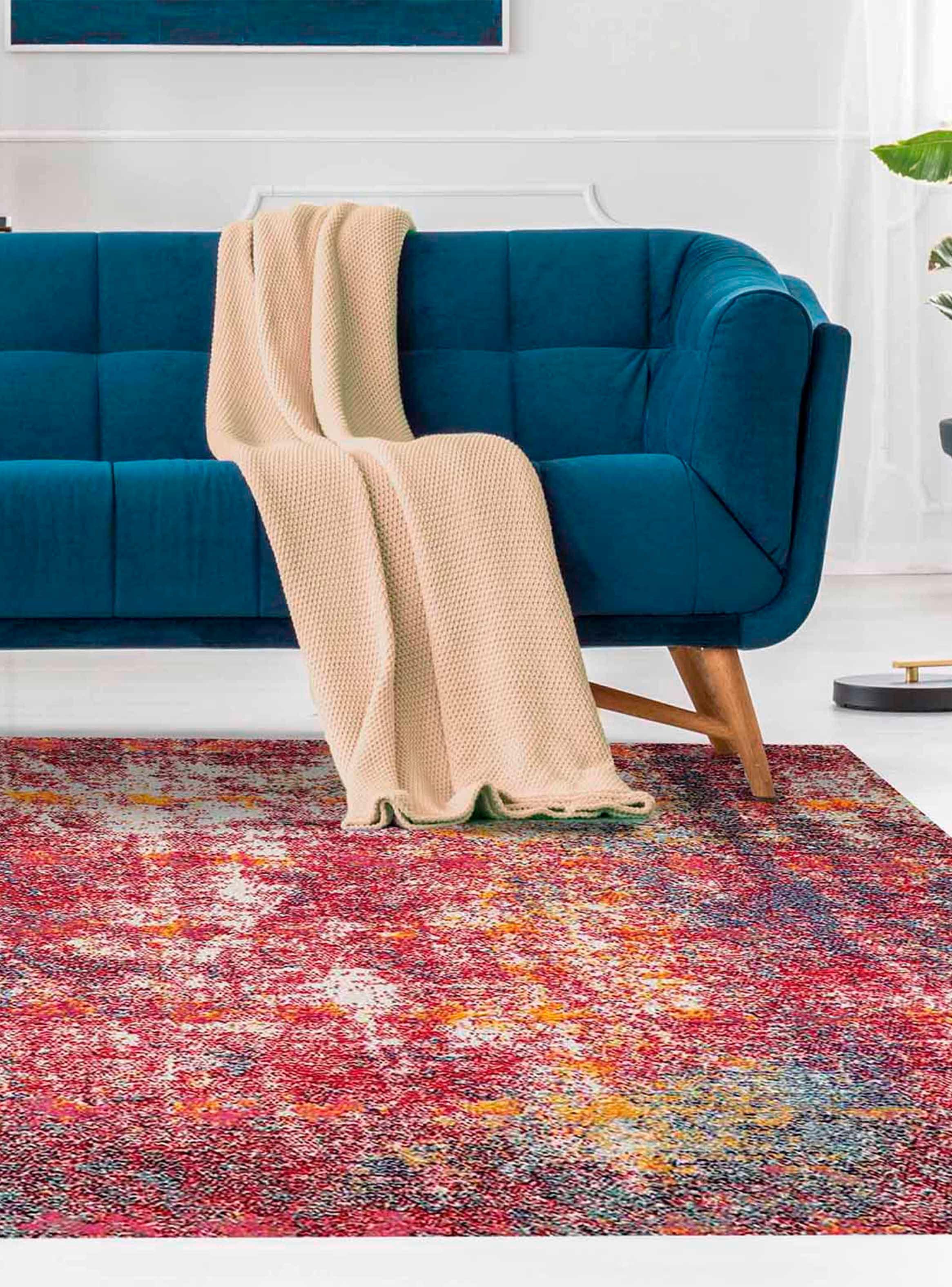 Alfombra Color Fucsia Pálido 160 x 230 cm-2