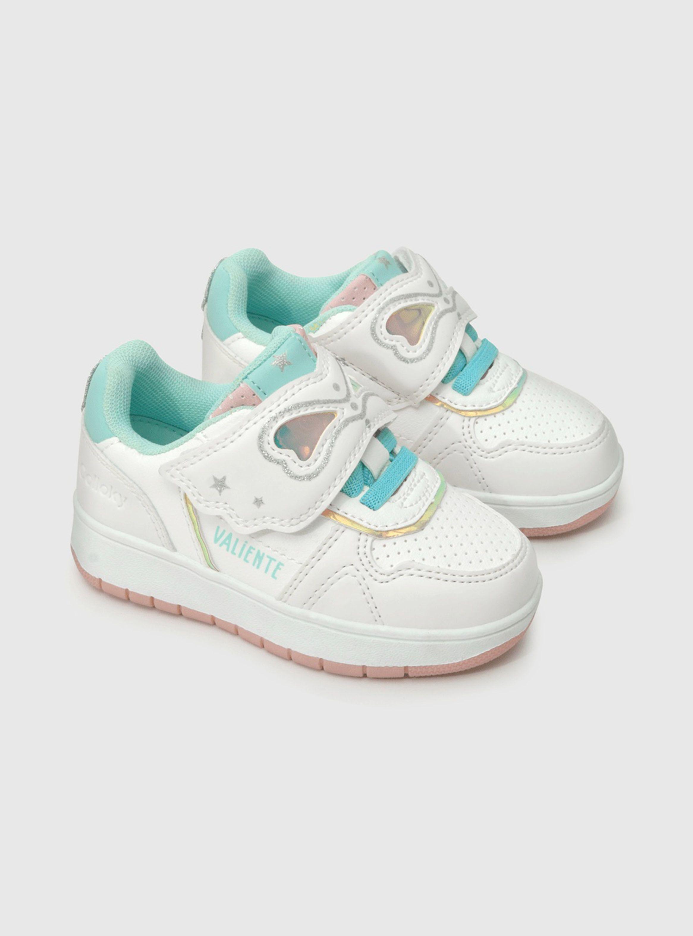 Zapatilla Urbana Luces Superhéroe Velcro Niña-1