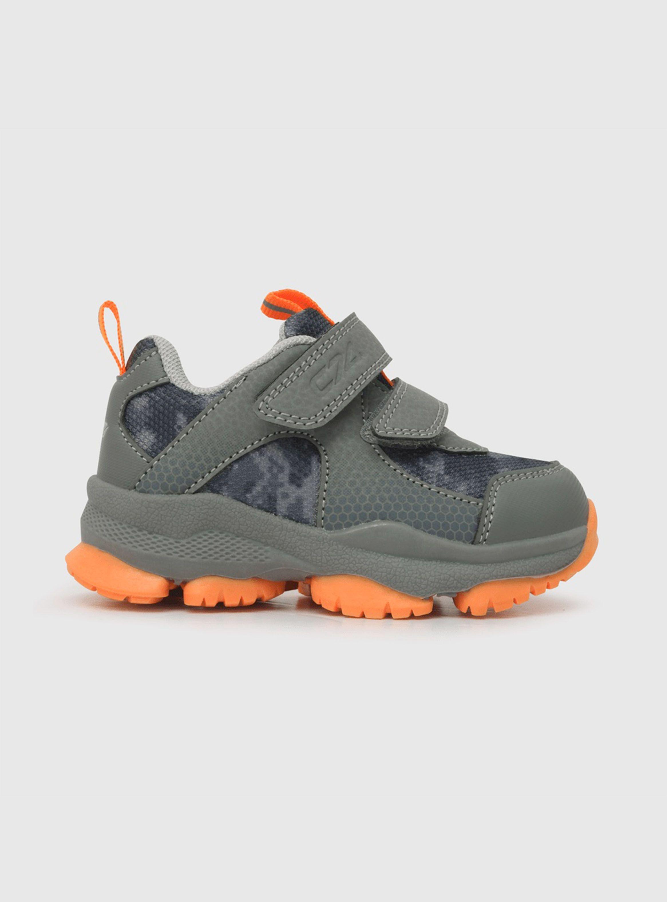 Zapatilla Outdoor Print Mesh Camo Velcro Niño-0