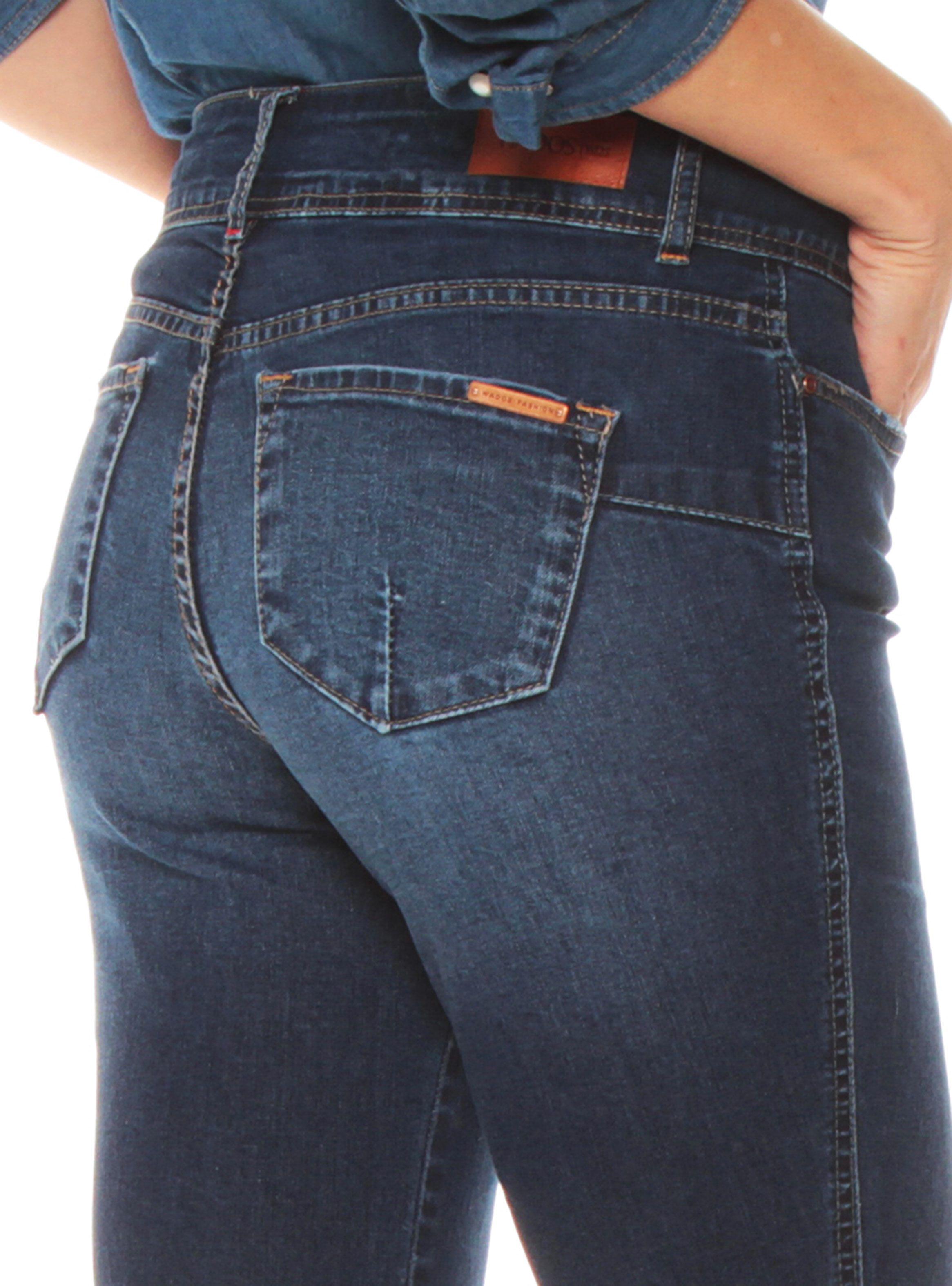 Jeans Flare Tiro Alto Secret-2