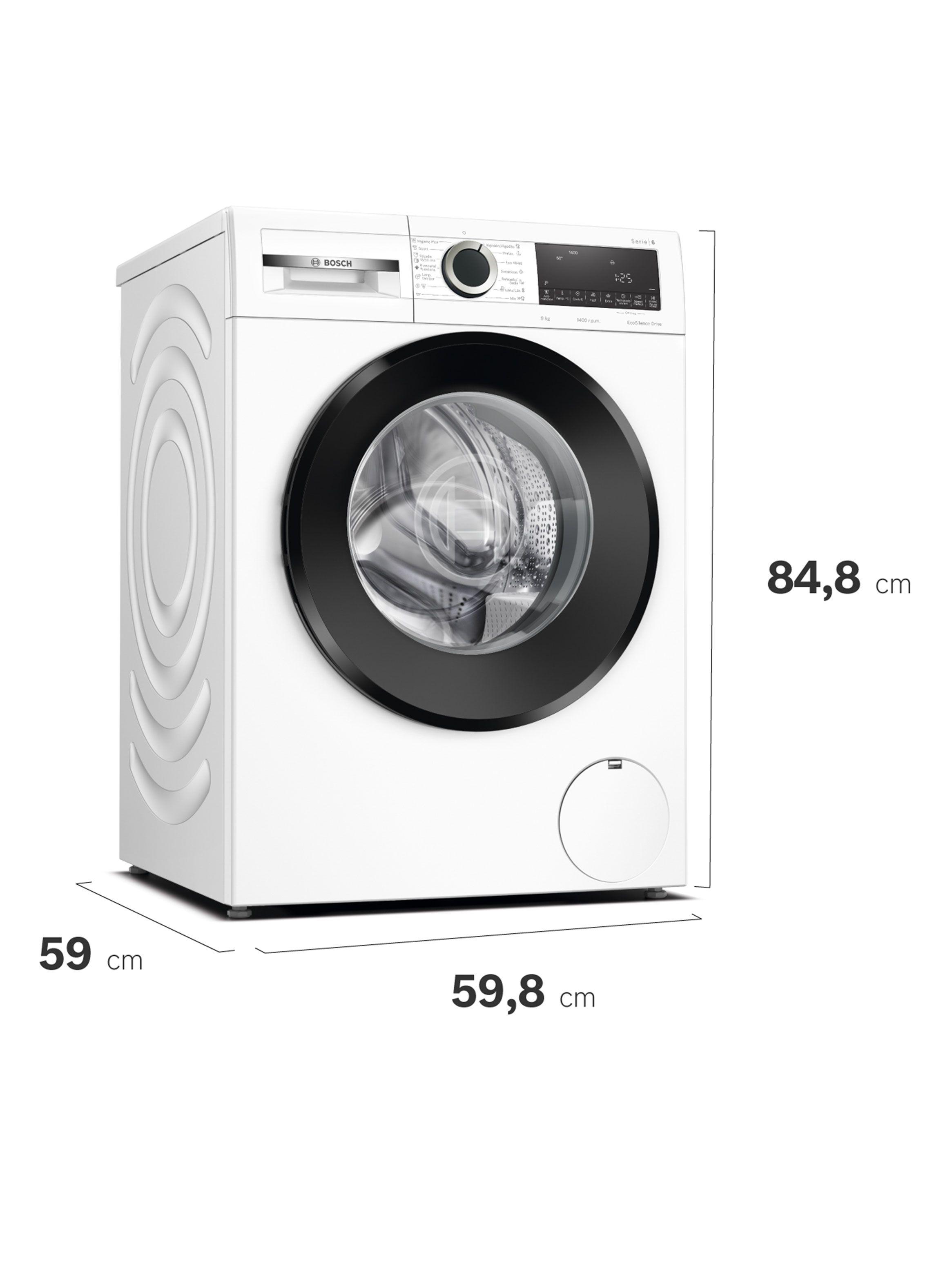 Lavadora Carga Frontal 9 kg WGG14400ES Blanca-1