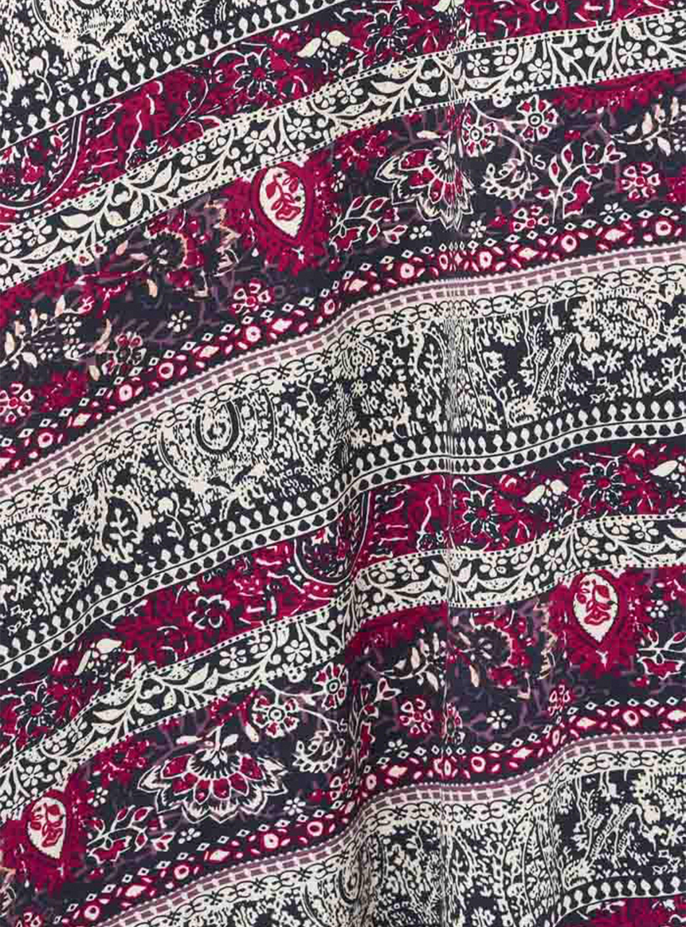 Falda Larga Diseño Floral Umbrale-2