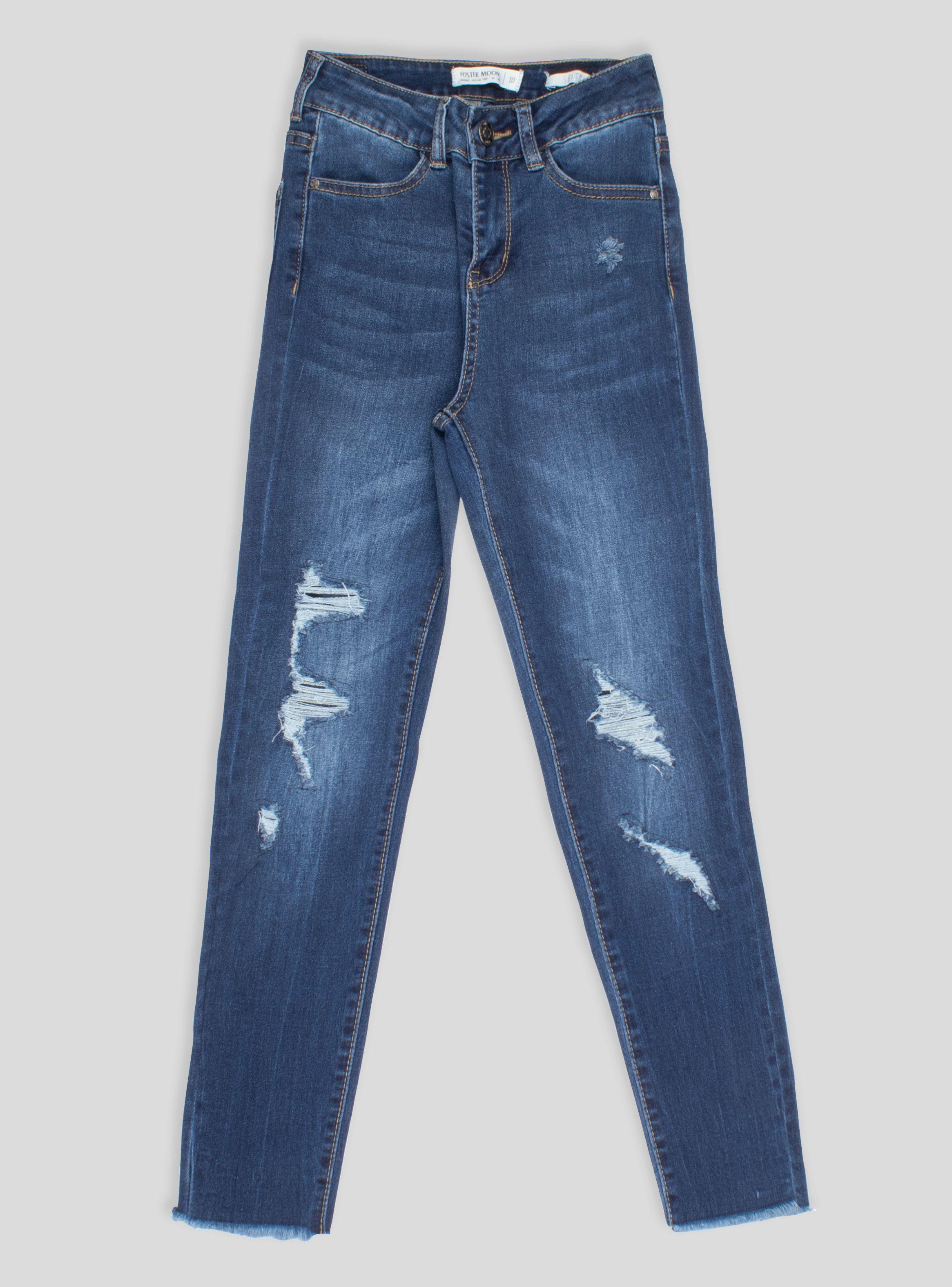 Jeans Moon Niña Recto Tiro Medio Foster-0