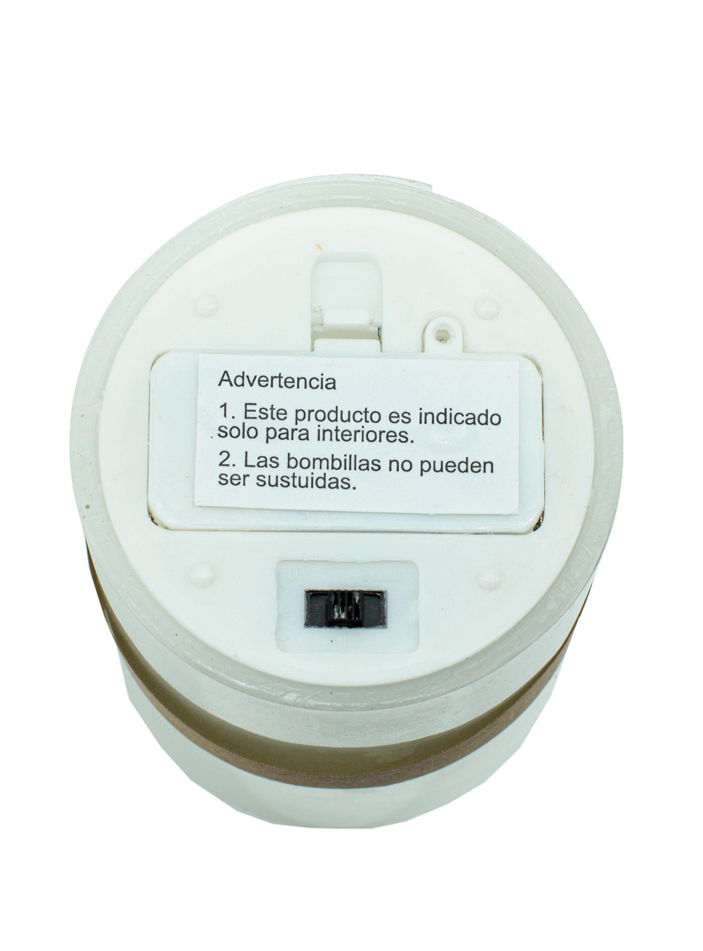 Vela Led Blanca 9 cm-3