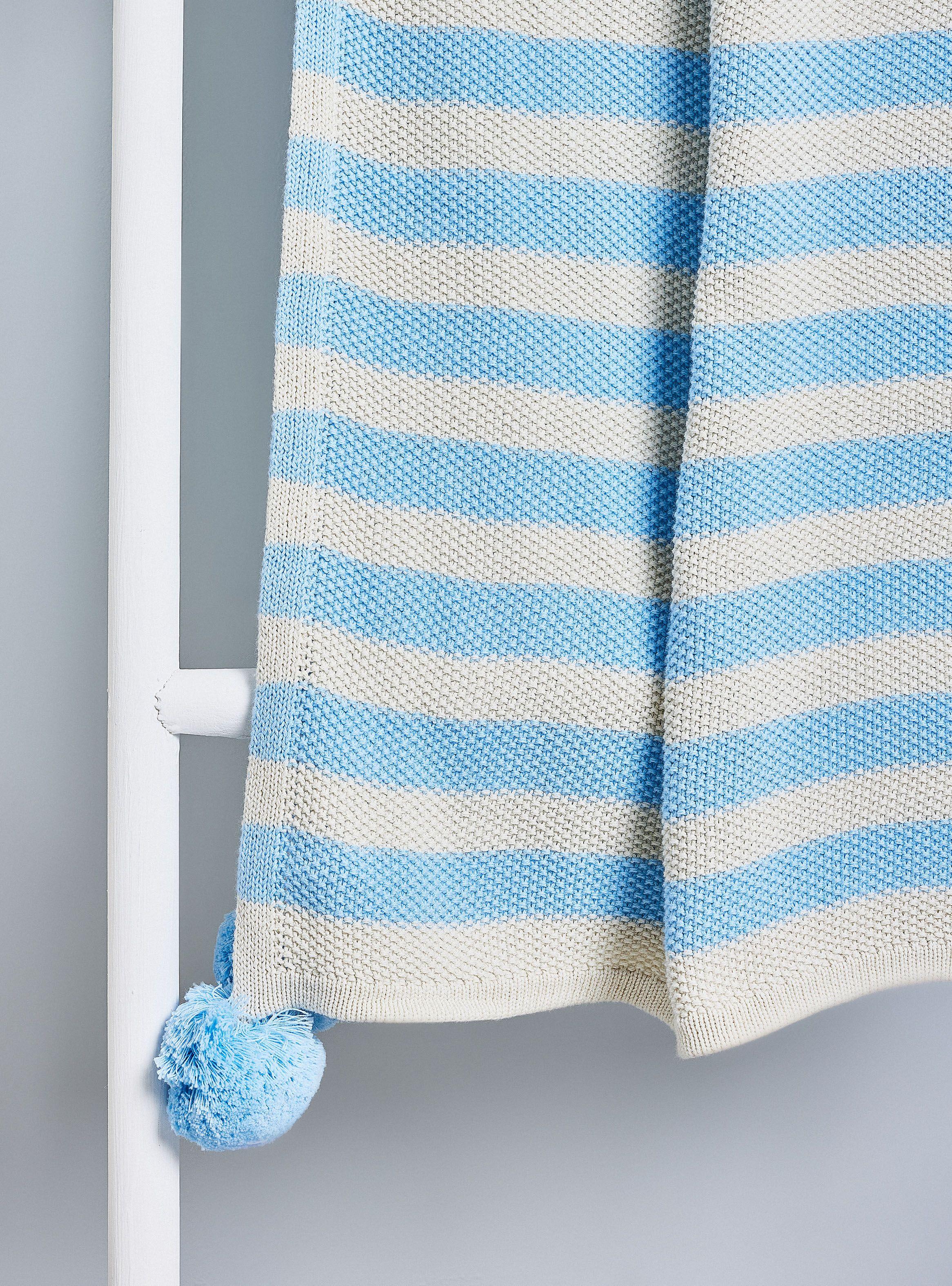 Chal Infantil Rayas Opacas 100 x 120 cm-2
