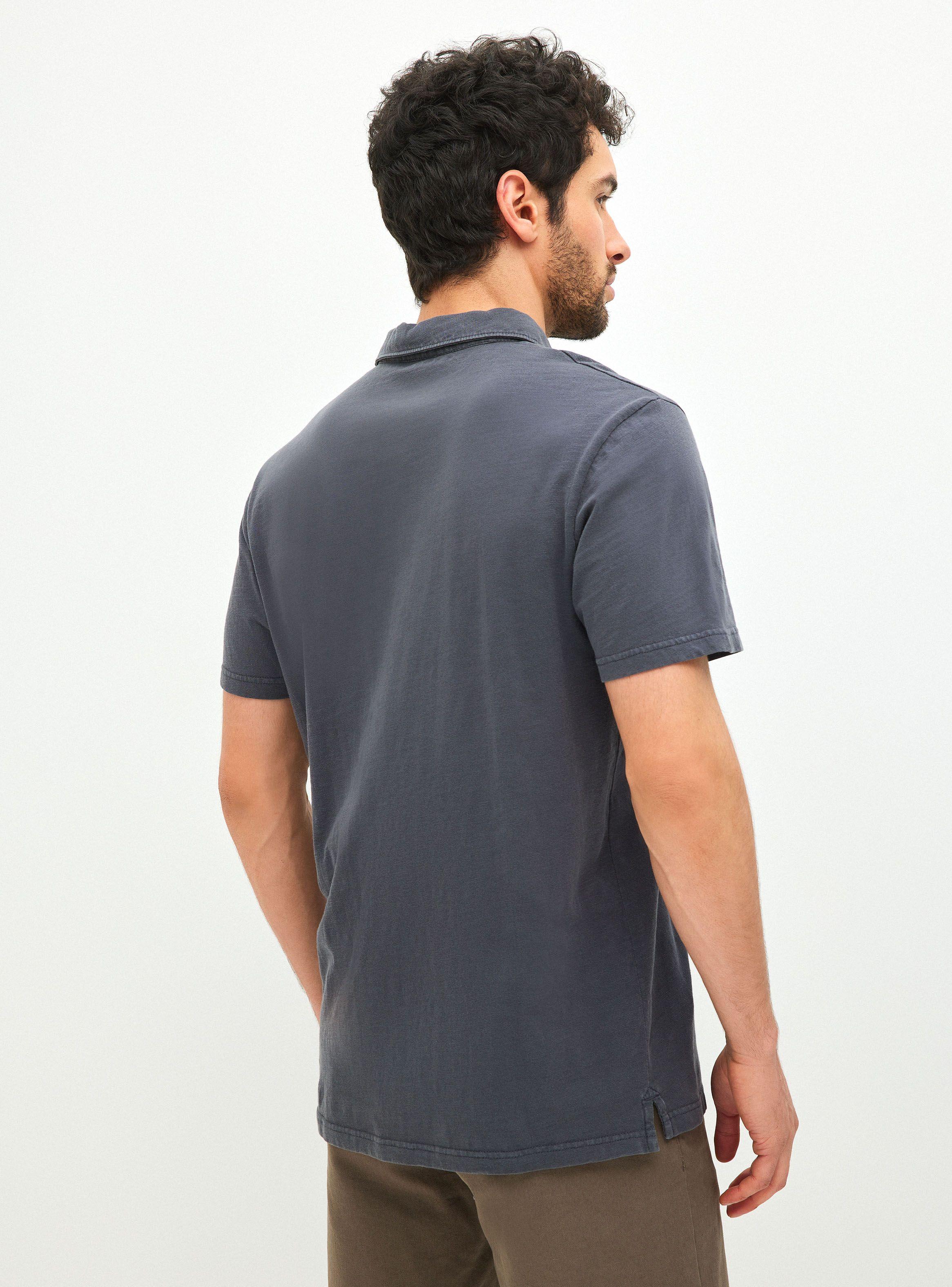 Polera Lisa Barrida Garment Dye-1