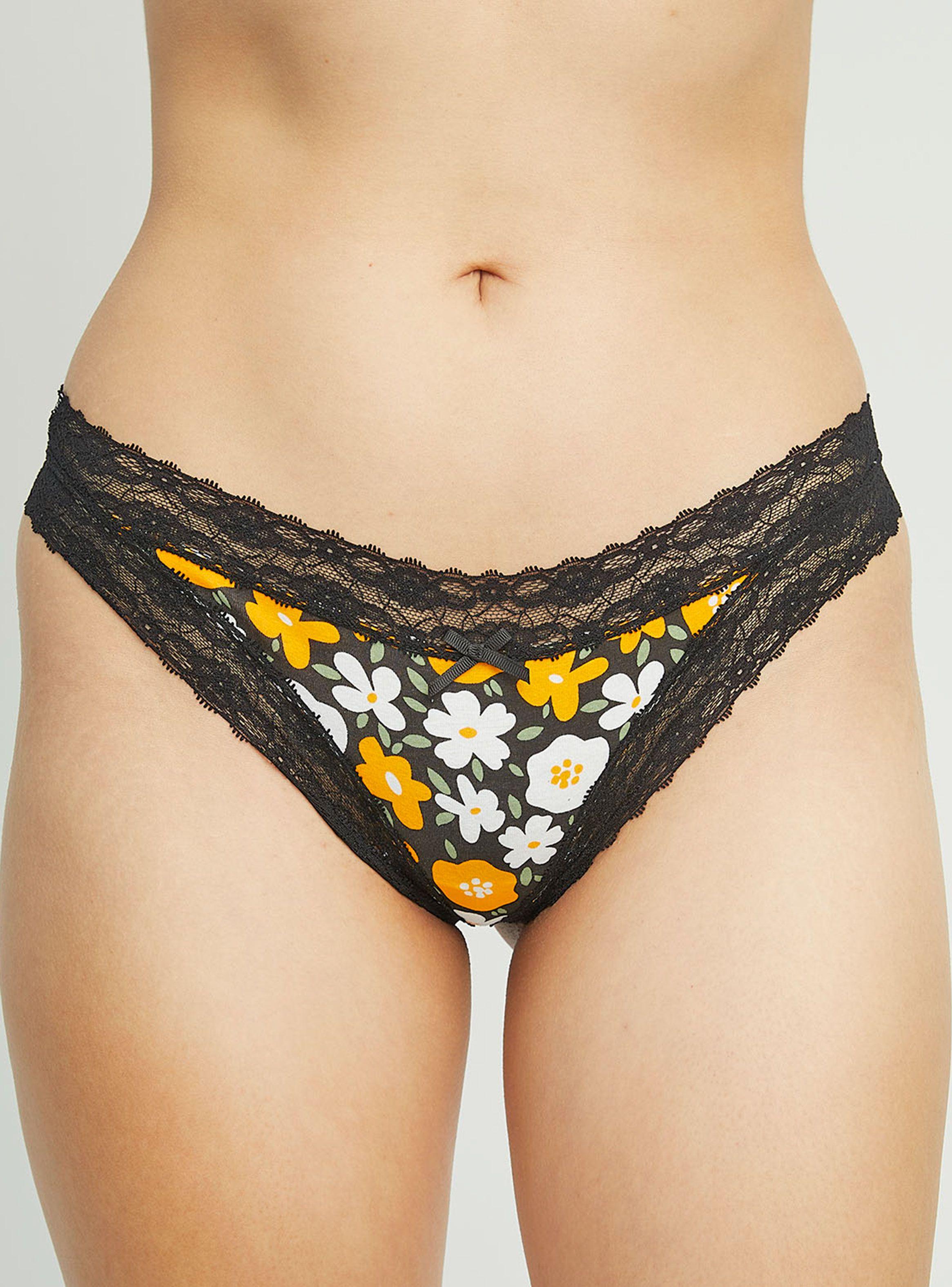 Pack 4 Mini Culotte Algodón Estampado Flores-3