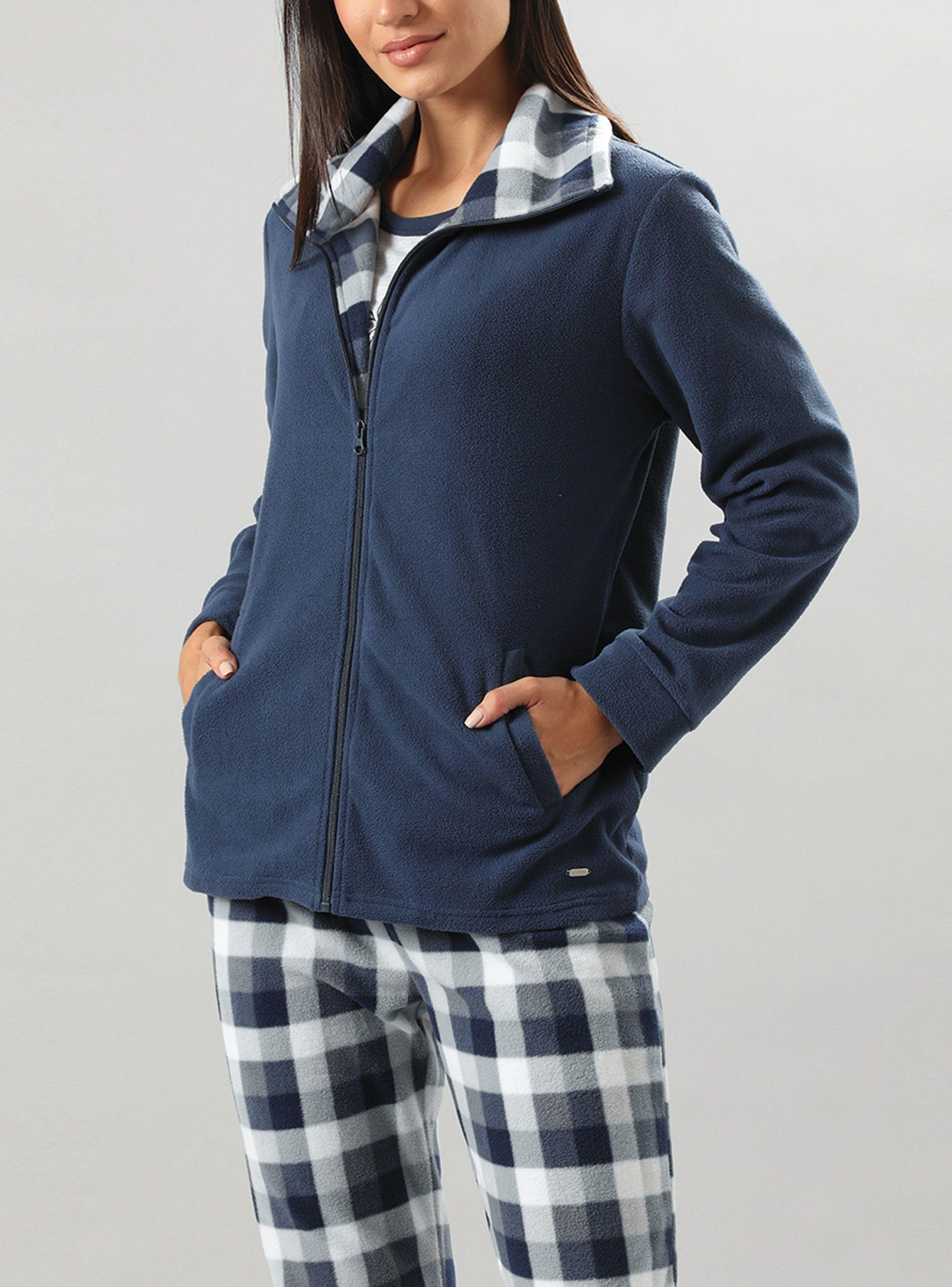 Pijama Micropolar Poleron/Polera-0