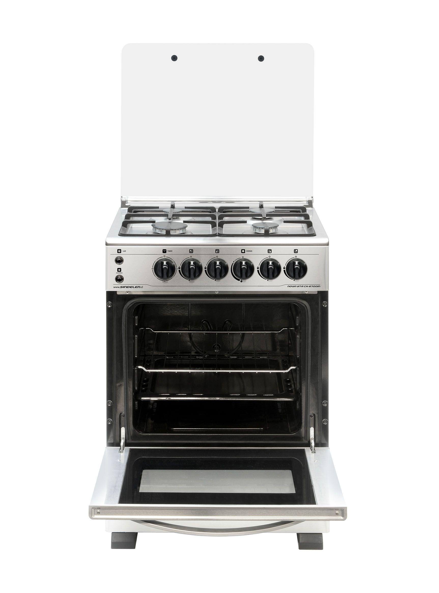 Cocina a Gas 4 Quemadores CH-6700INOX-2