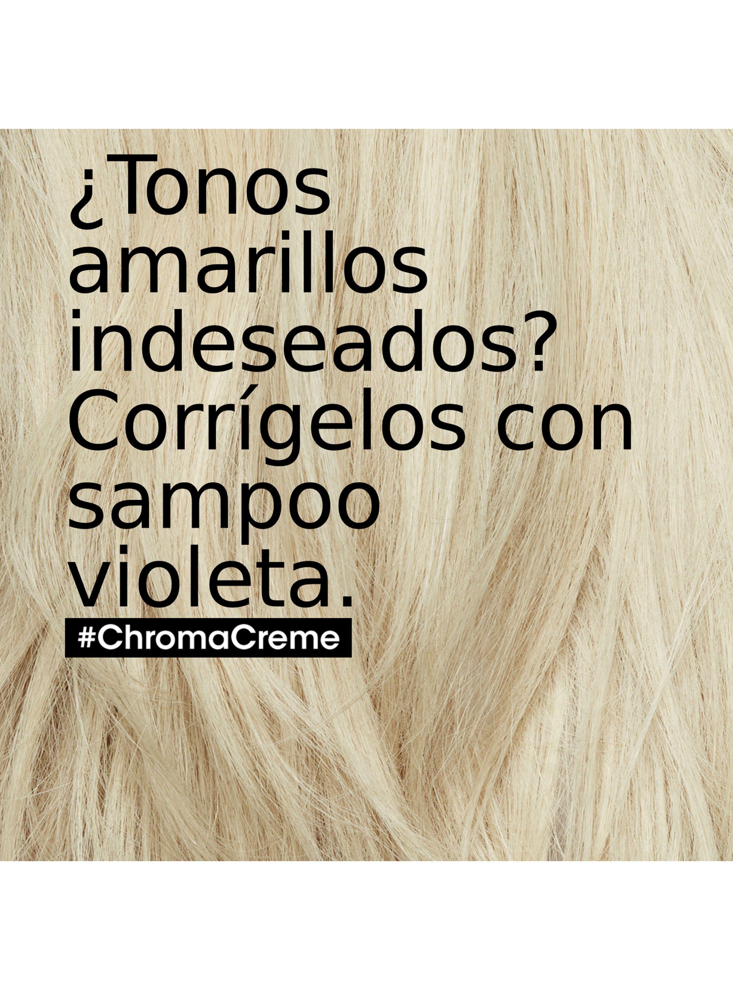 Shampoo Matizador Violeta Chroma Crème Serie Expert 500 ml-2