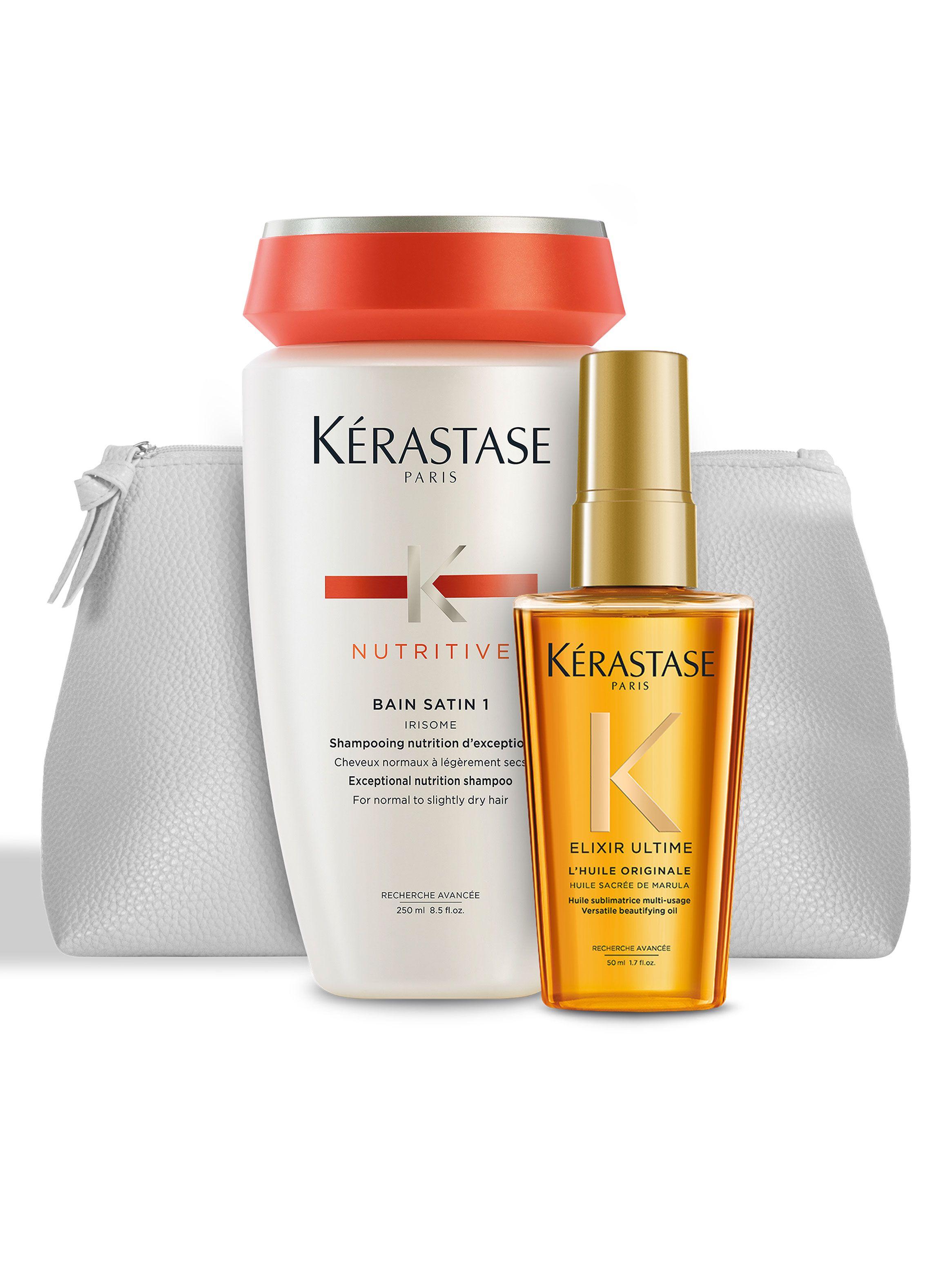 Set Hidratación Cabello Fino y Seco Nutritive 1 + Cosmetiquero Kérastase-0