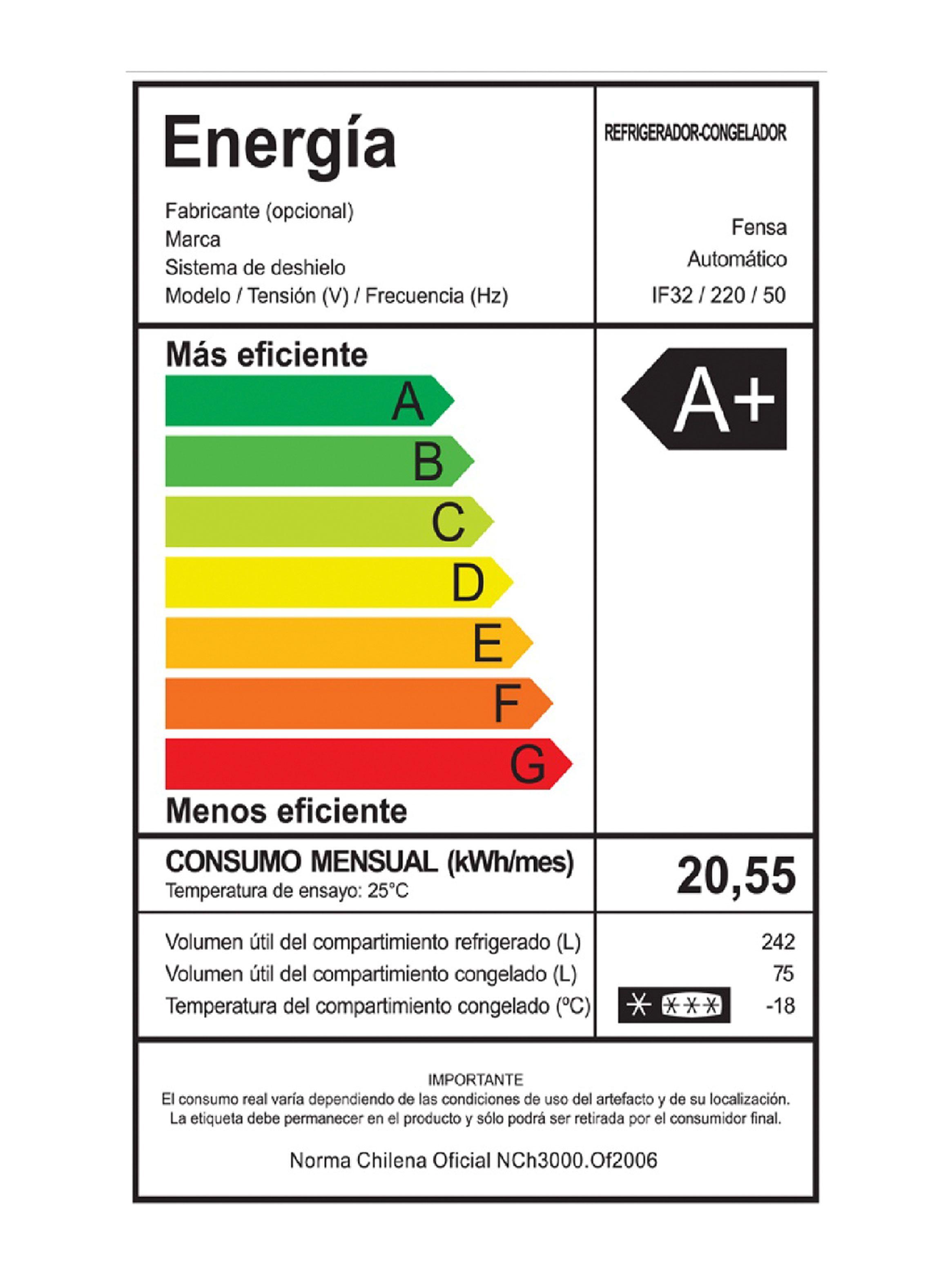 Refrigerador Top Mount No Frost 317 Litros IF32 Artic Silver-6
