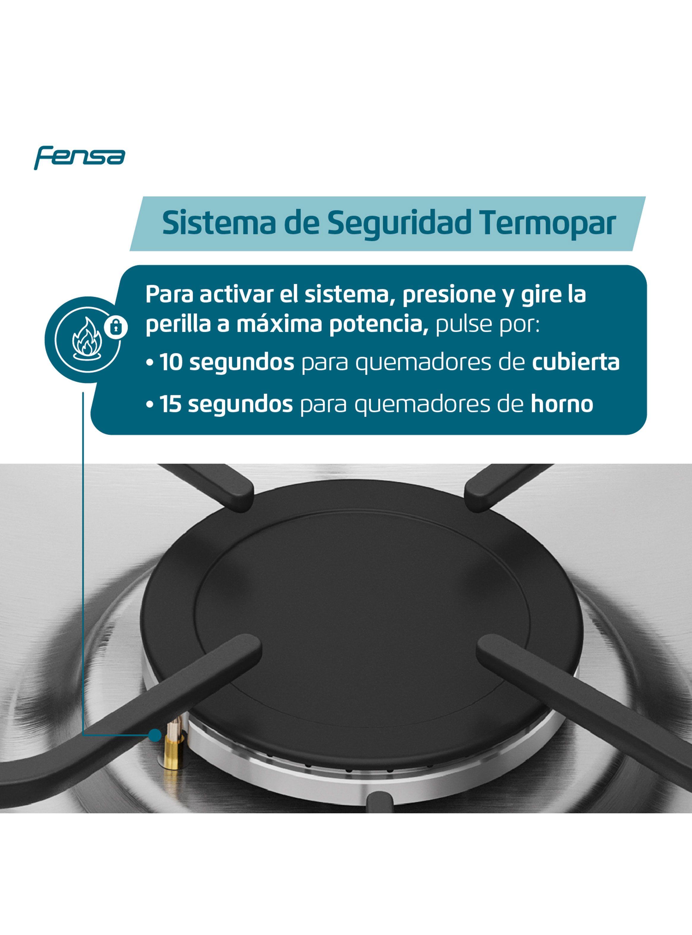 Cocina a Gas 4 Quemadores GL F 2608 T Espejado-4
