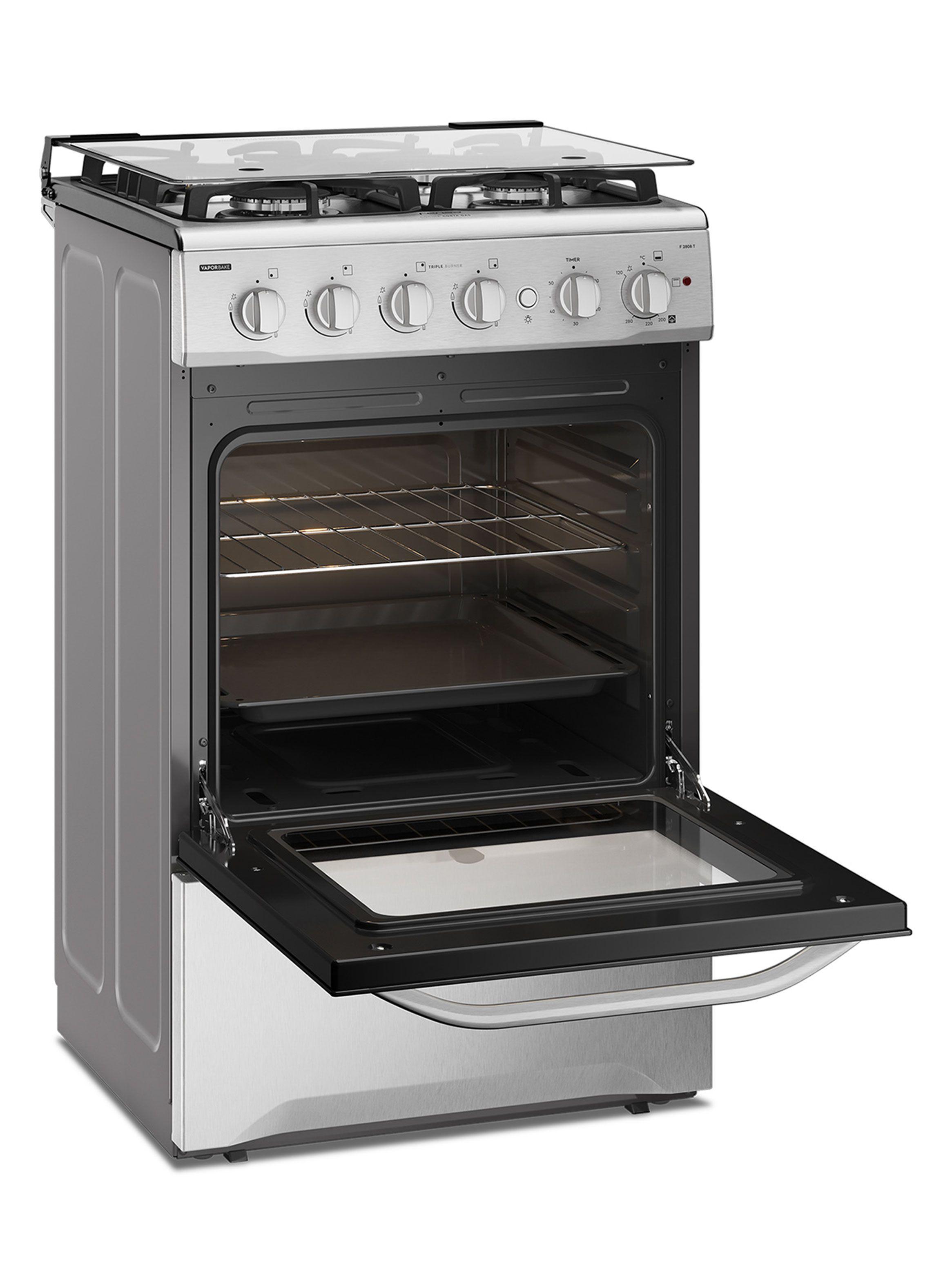 Cocina a Gas 4 Quemadores F 2808 T Espejado-3