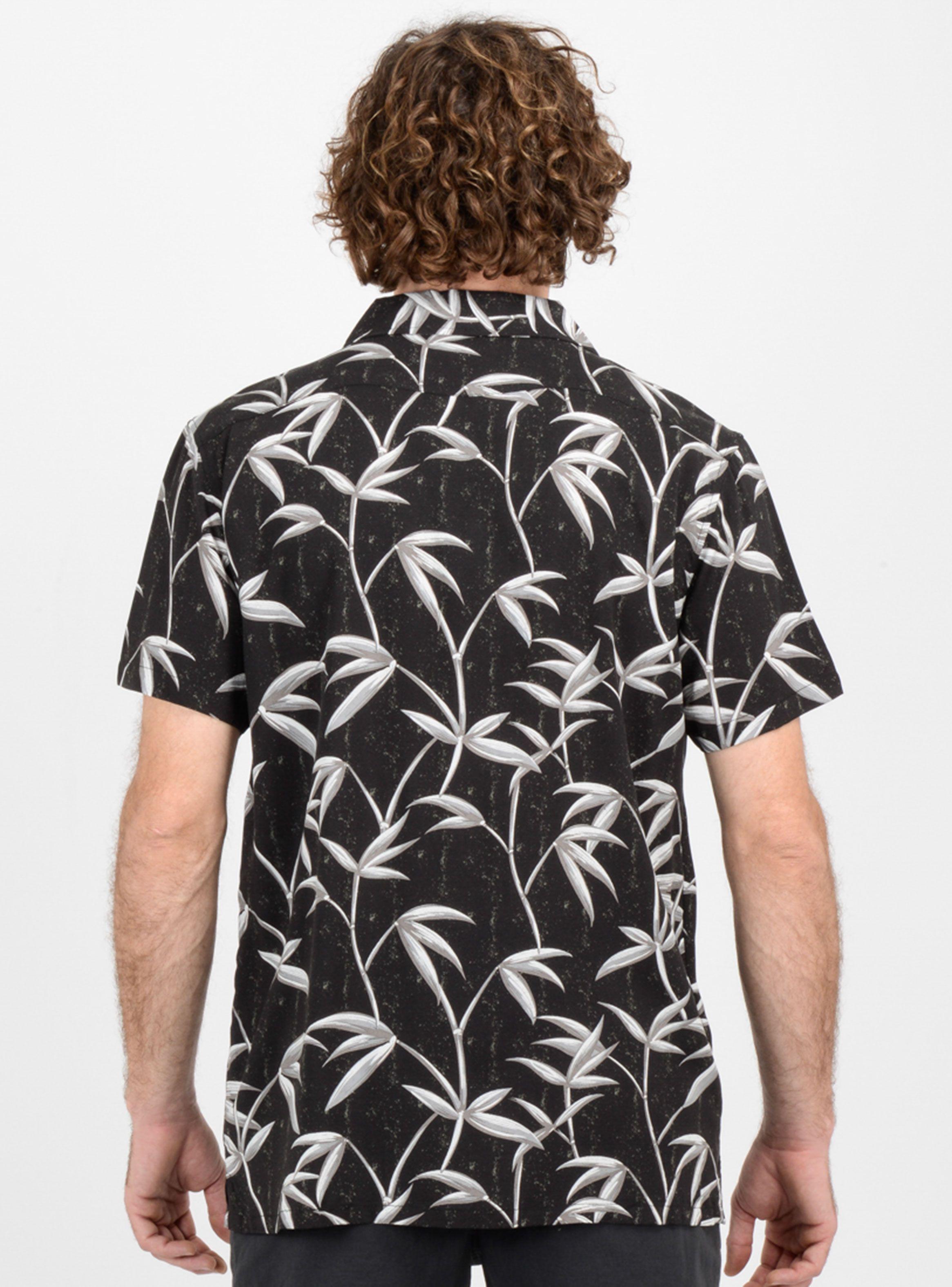 Camisa MC Estampada Hojas Regular Fit-1