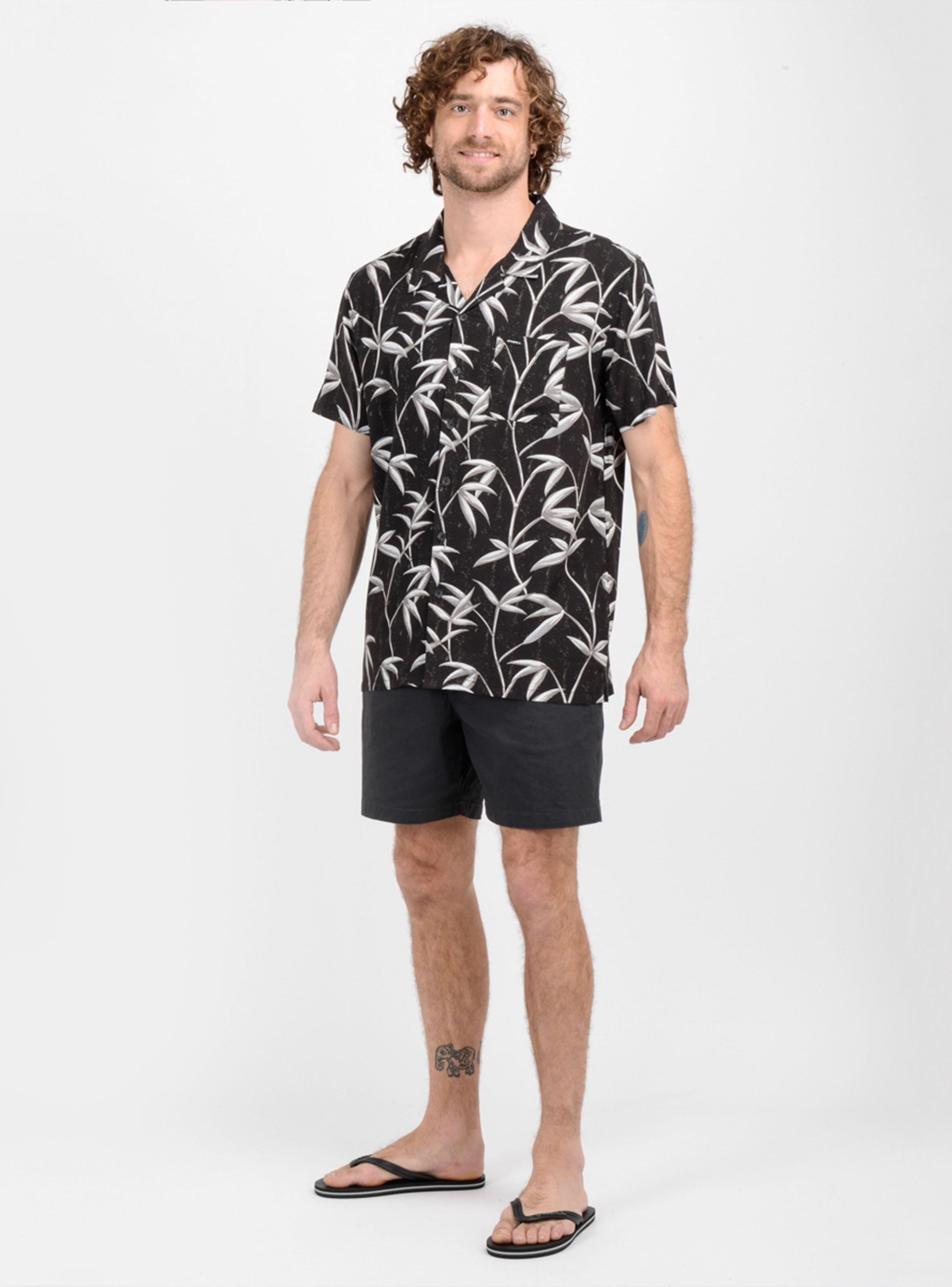Camisa MC Estampada Hojas Regular Fit-3