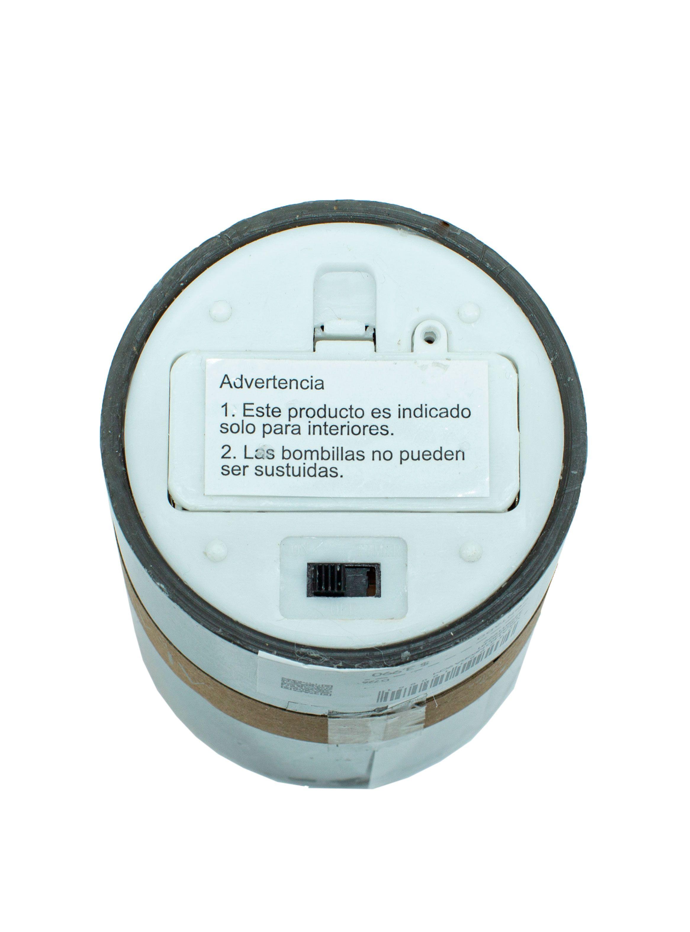Vela Led Negra 9 cm-3