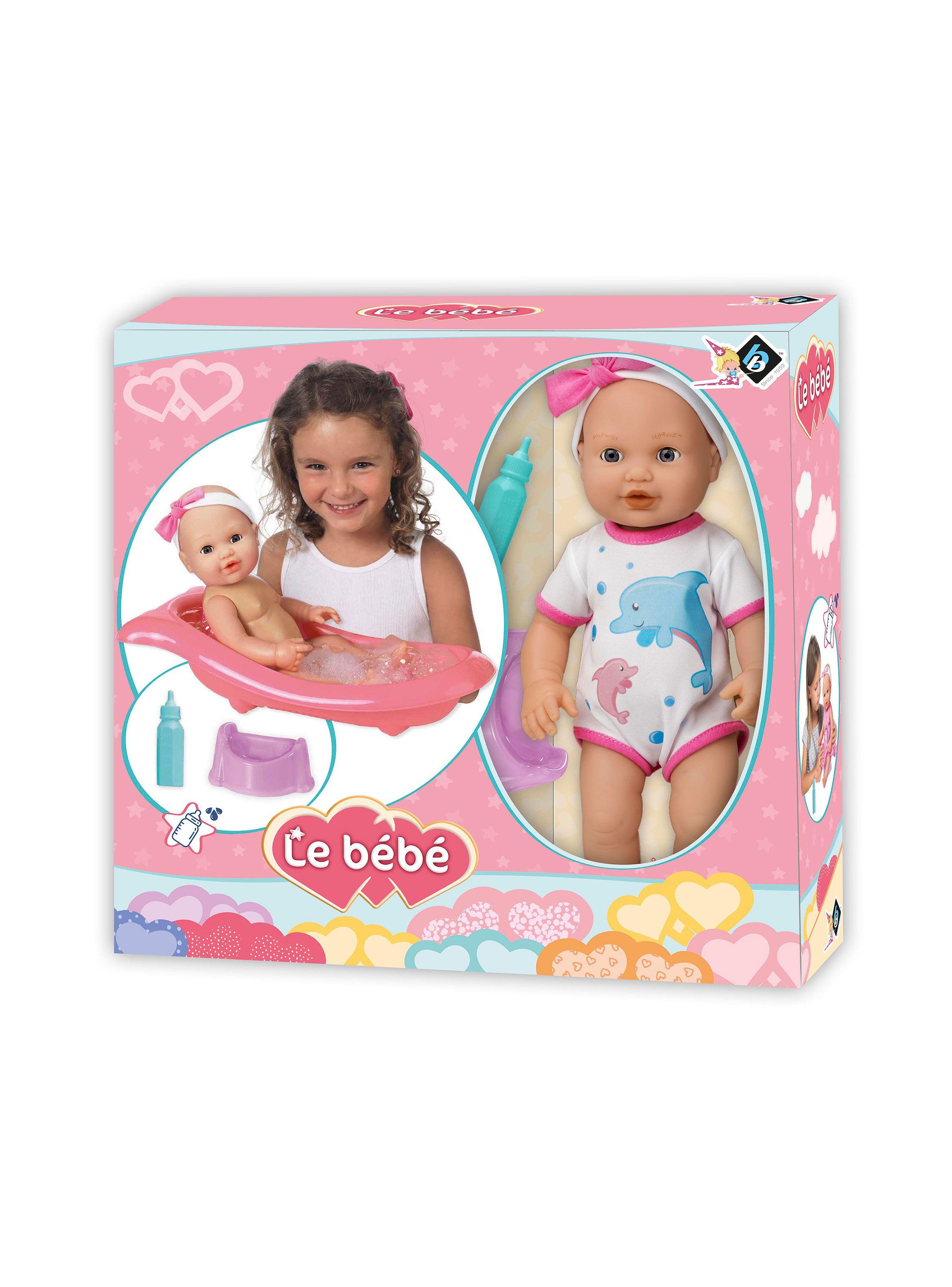 Muñeca Dolly Juego Bañera-1