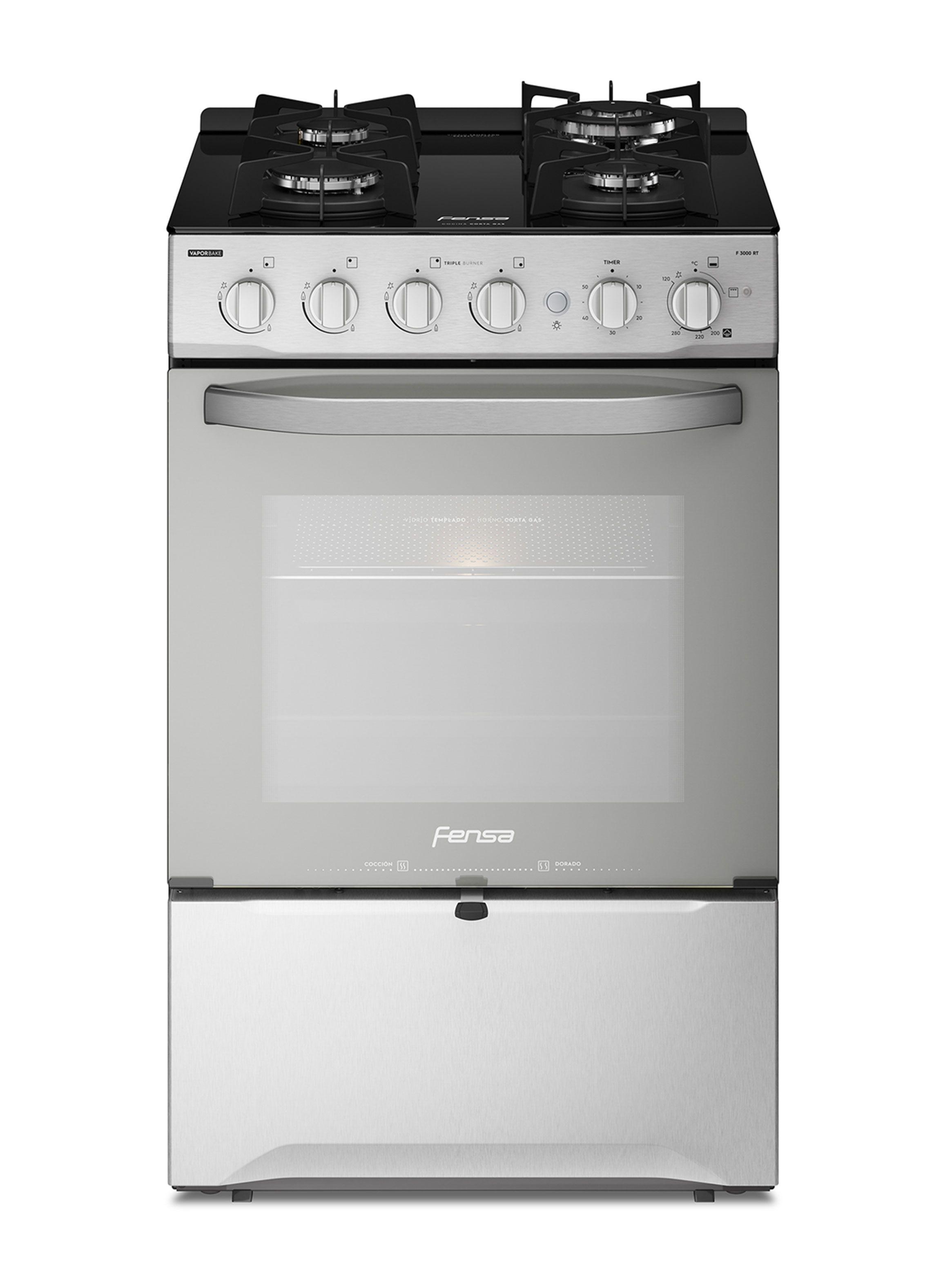 Cocina a Gas 4 Quemadores F 3000 RT Espejado-0