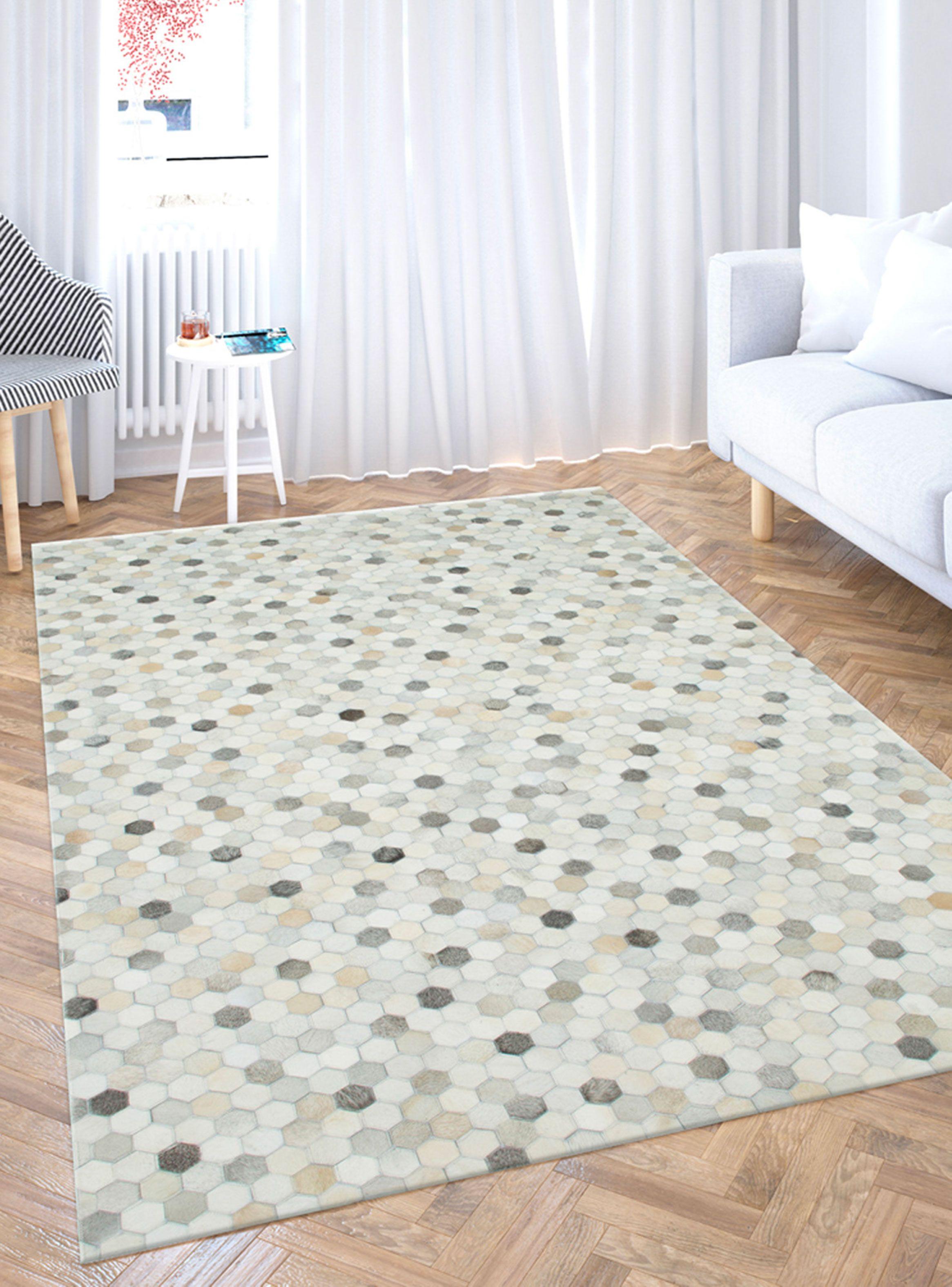 Bajada de Cama Cuero Patch 60x120 cm-2