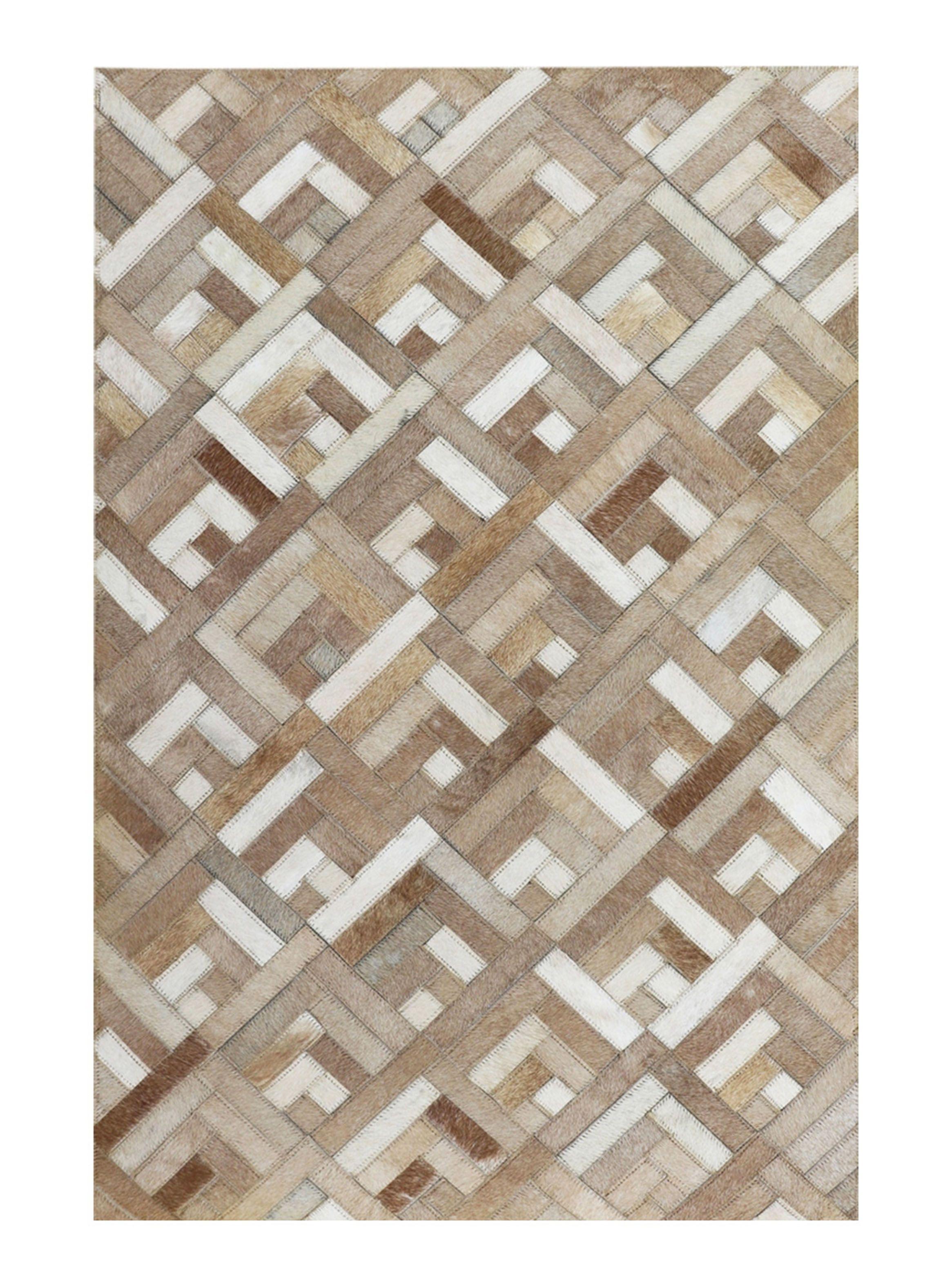 Alfombra Cuero Patch 140x200 cm-0