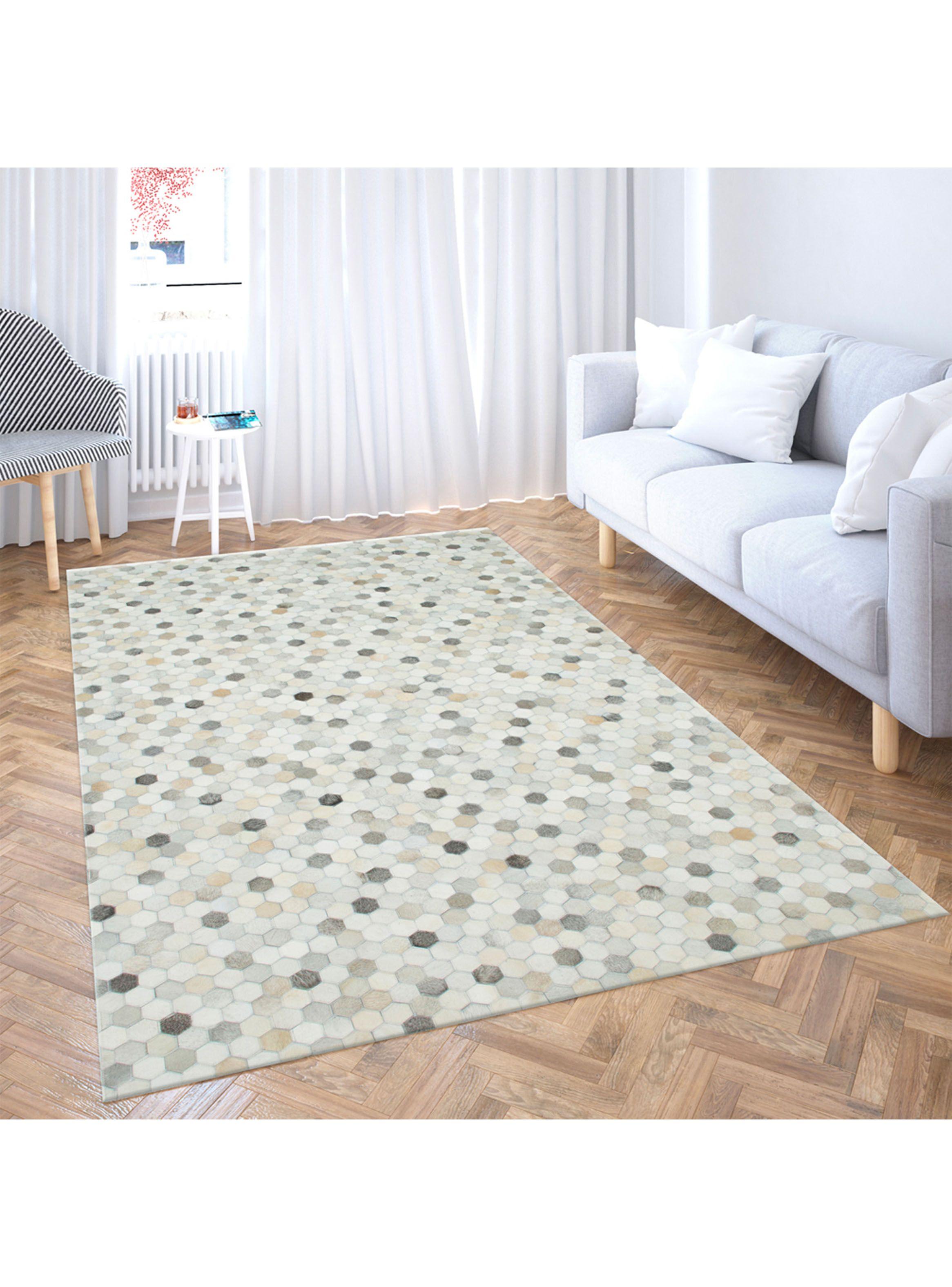 Alfombra Cuero Patch 160x230 cm-2