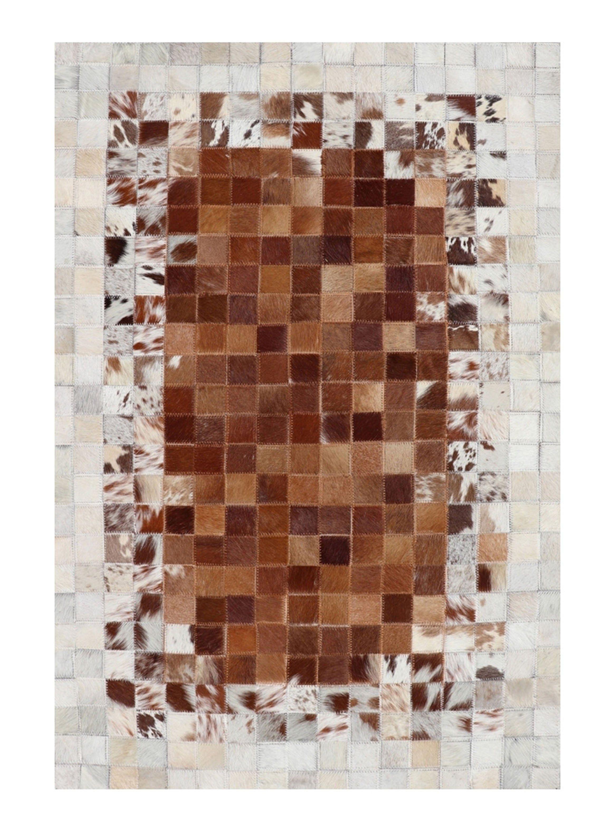 Alfombra 160x230 cm Cuero Patch-0