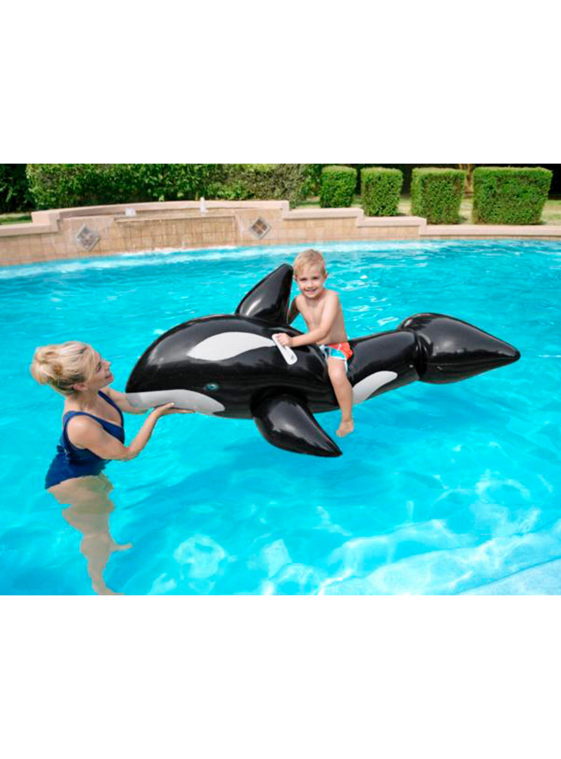 Flotador Inflable Ballena 203 x 102 cm-4