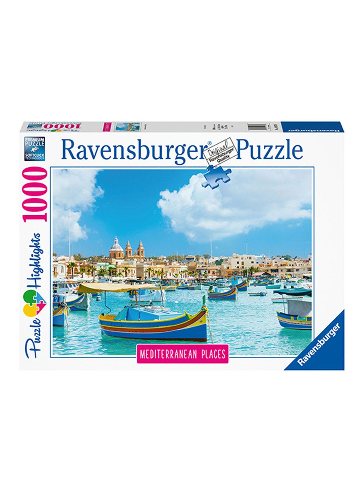 Ravensburger Puzzle Malta Mediterránea 1000 piezas Caramba-0