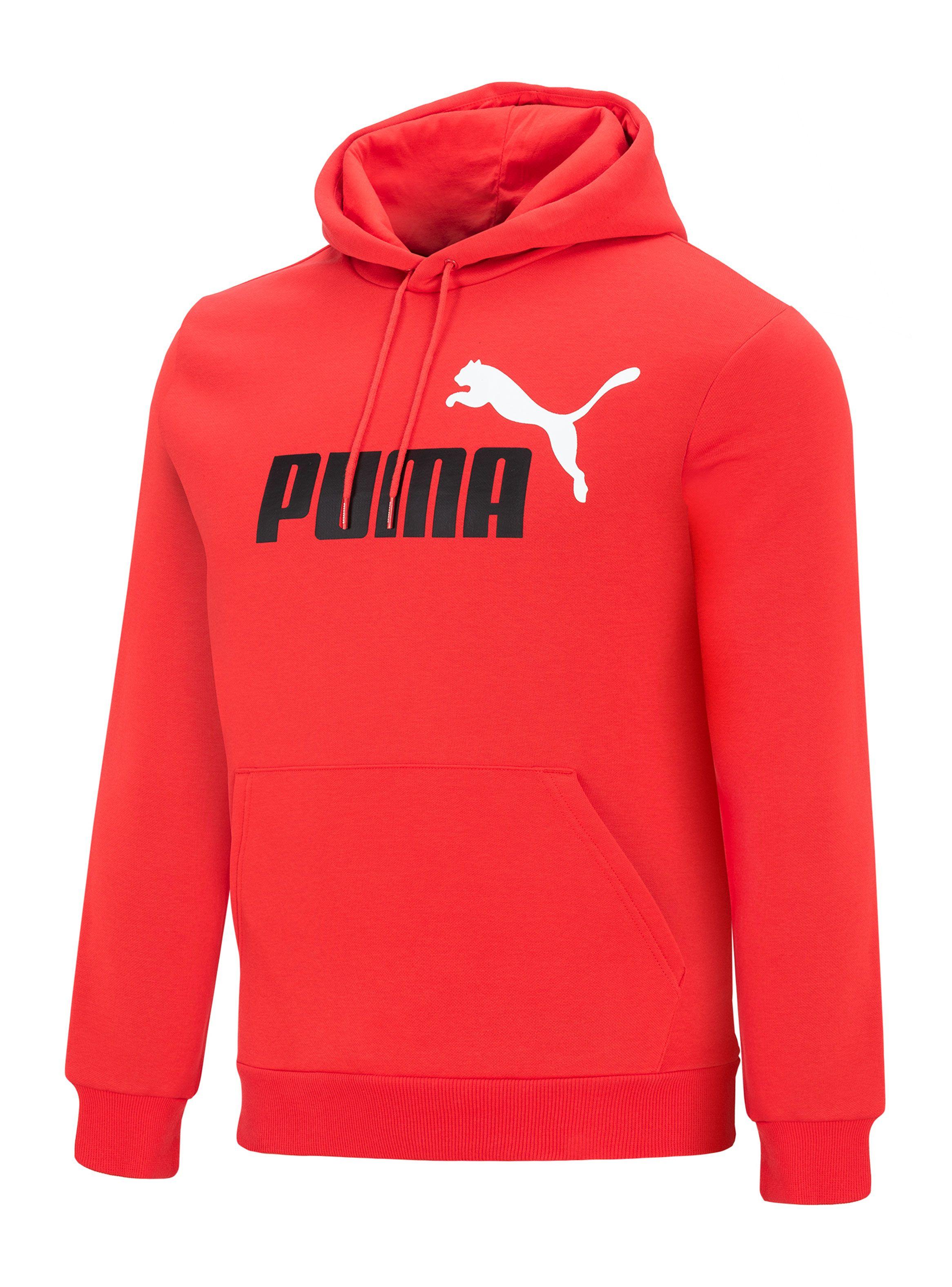 Polerón Ess+ 2 Col Big Logo Hoodie Fl Rojo Hombre-0