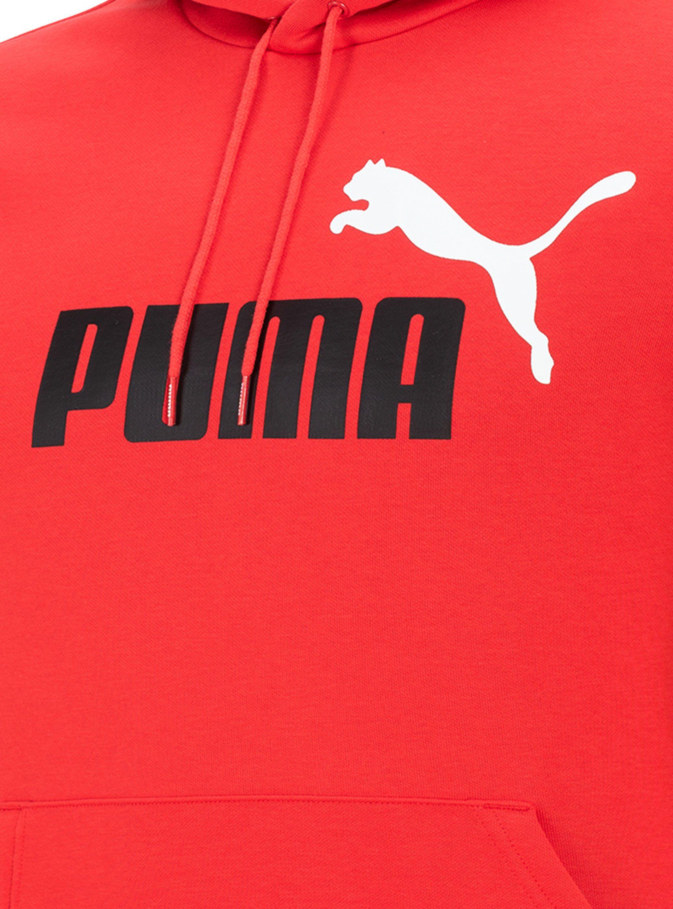 Polerón Ess+ 2 Col Big Logo Hoodie Fl Rojo Hombre-2