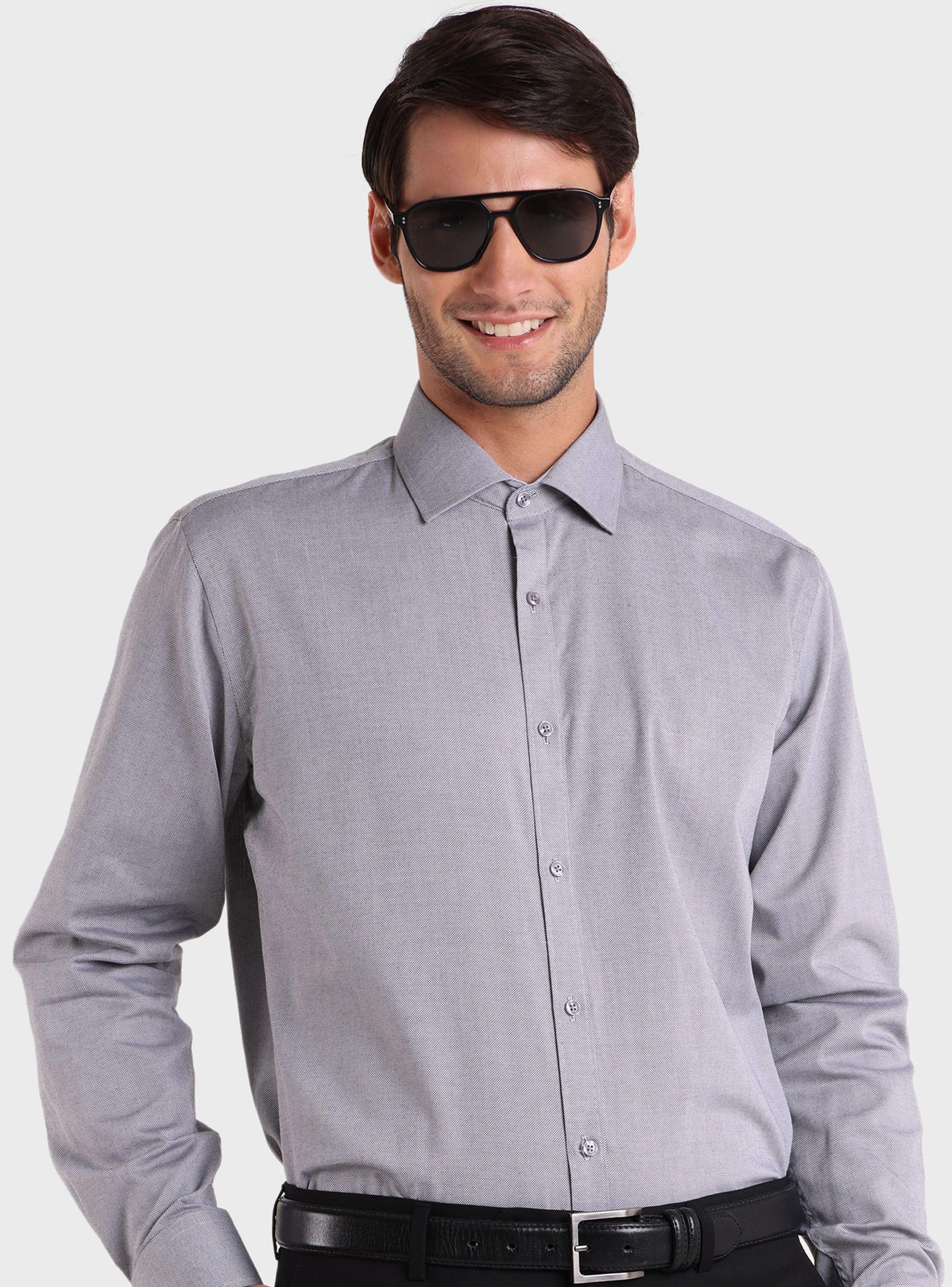 Camisa Tailored Formal Liso 1 Pieza-0
