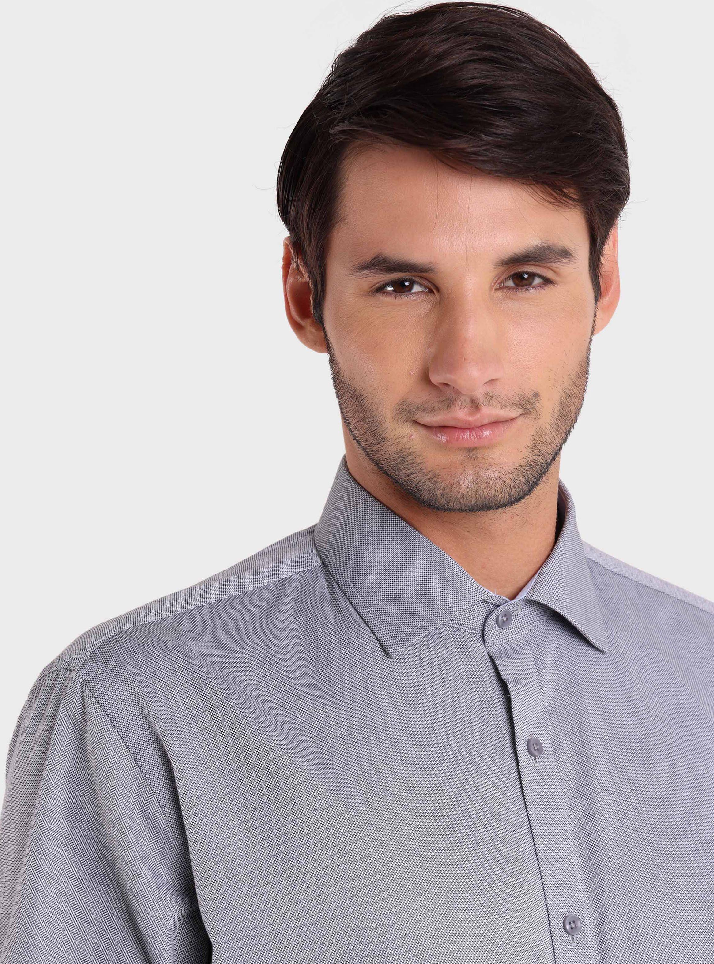 Camisa Tailored Formal Liso 1 Pieza-2