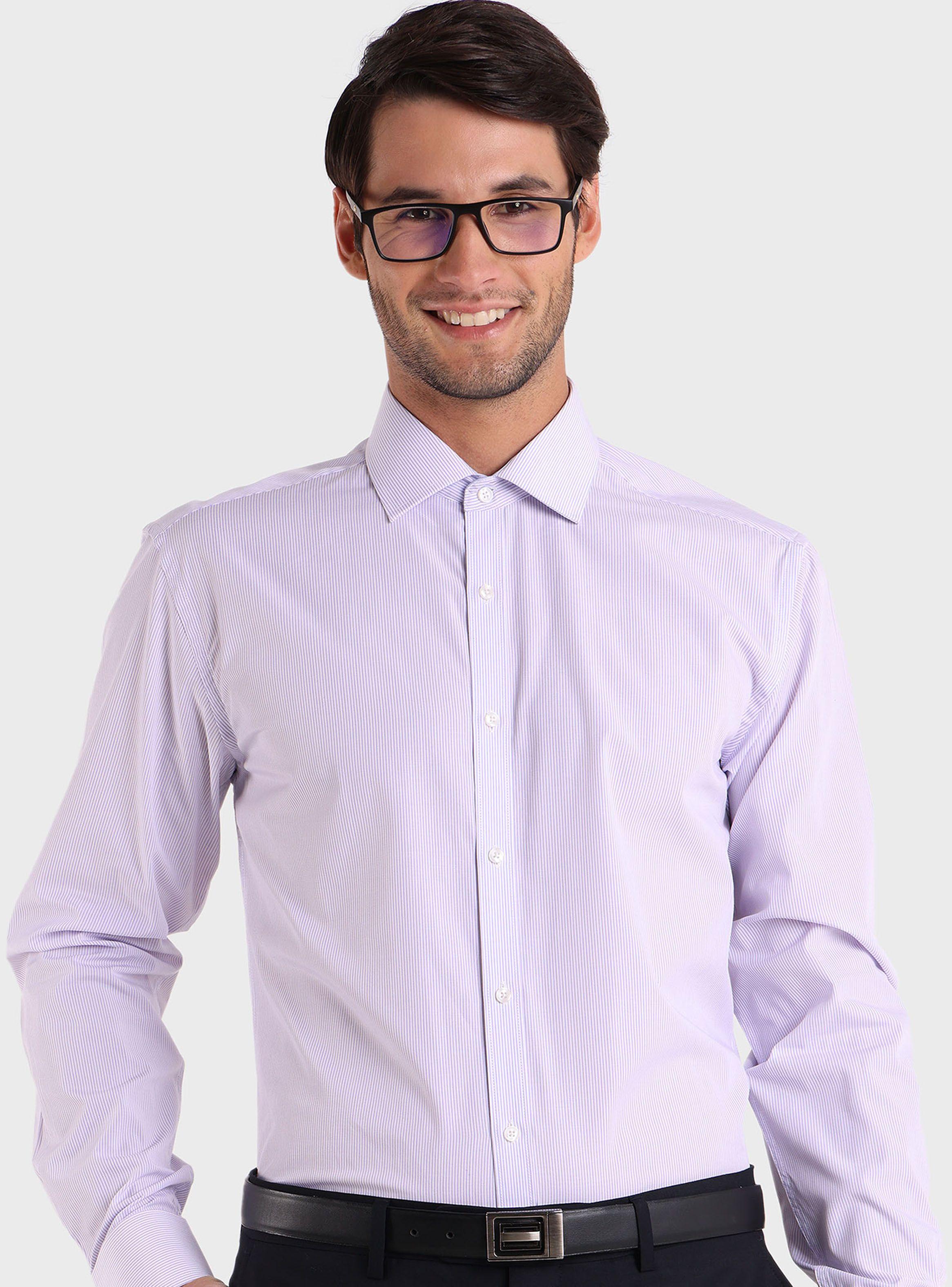 Camisa Slim 1 Fit Formal Liso 1 Pieza de Arrow