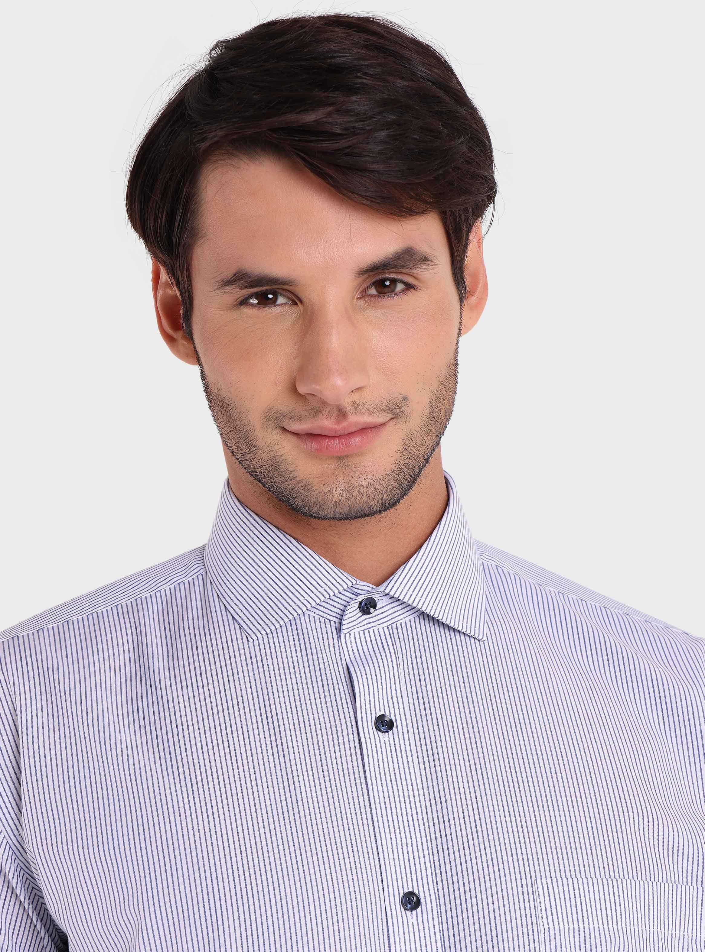 Camisa A Rayas Manga Larga-2