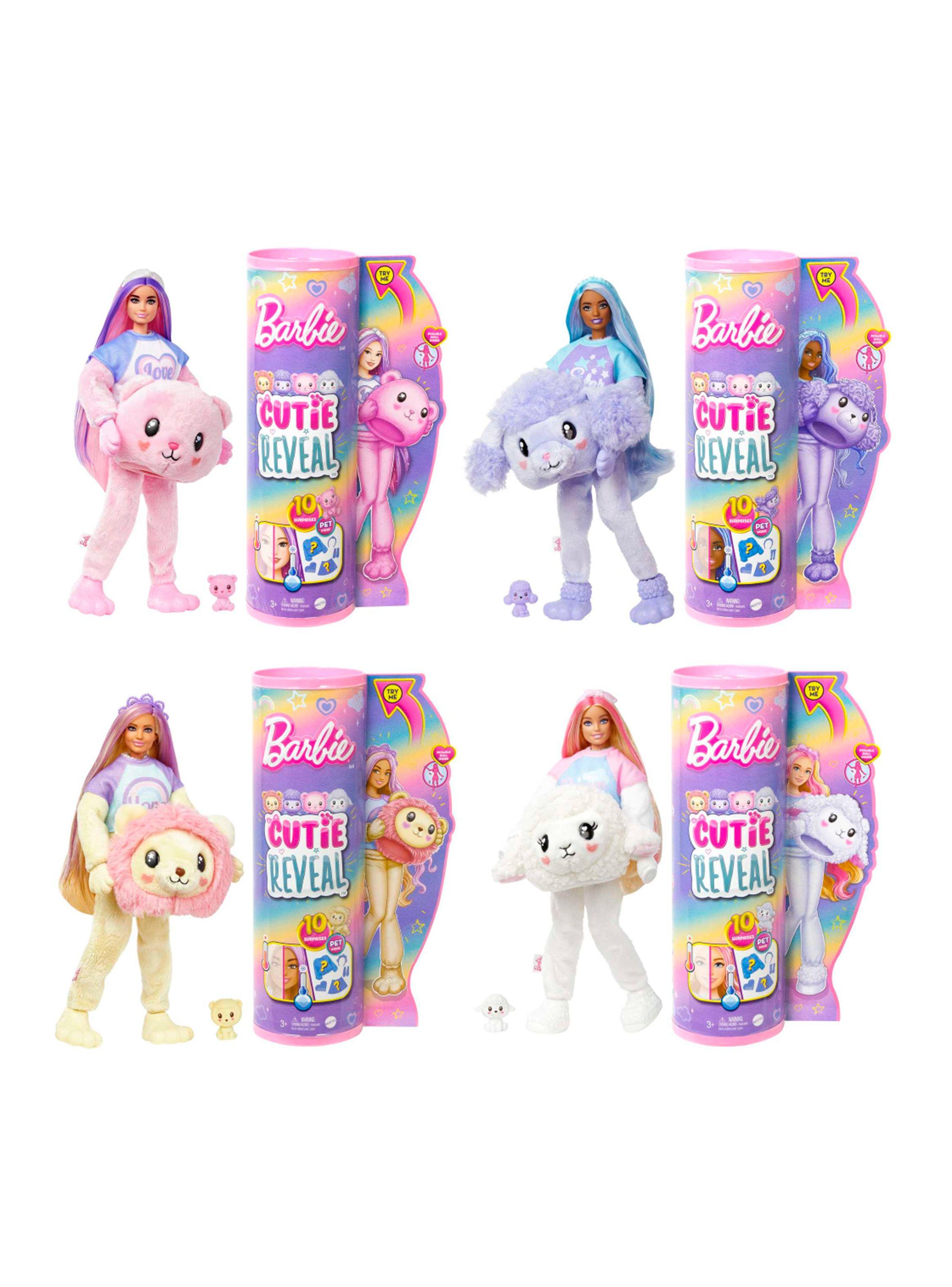 Barbie Cutie Reveal Muñeca Playera Tierna-0