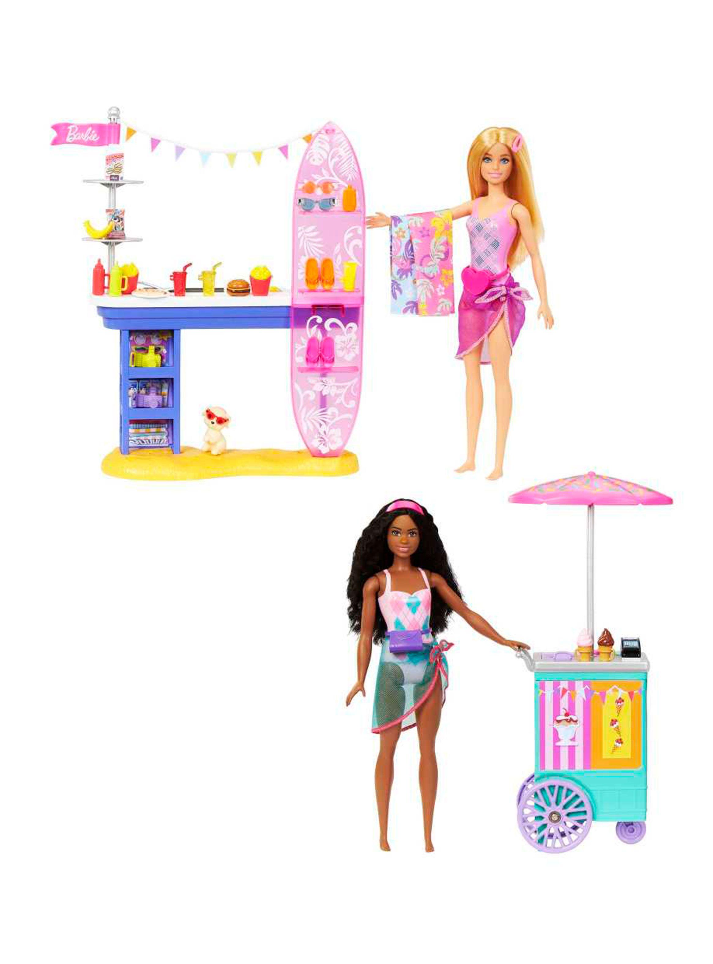 Barbie Takes Two Set de Juego Paseo en La Playa-0